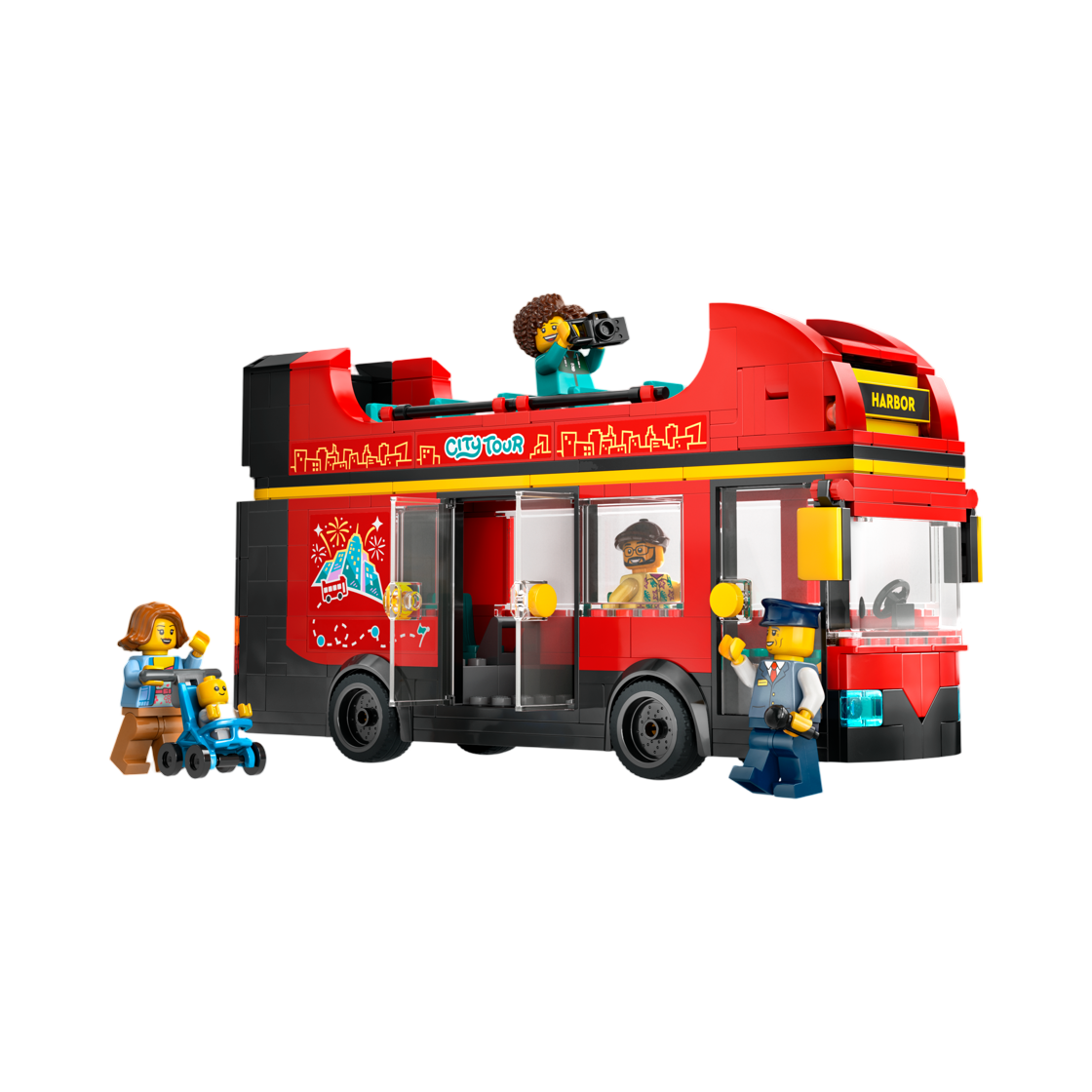 60407 Lego City Red Double Decker Sightseeing Bus