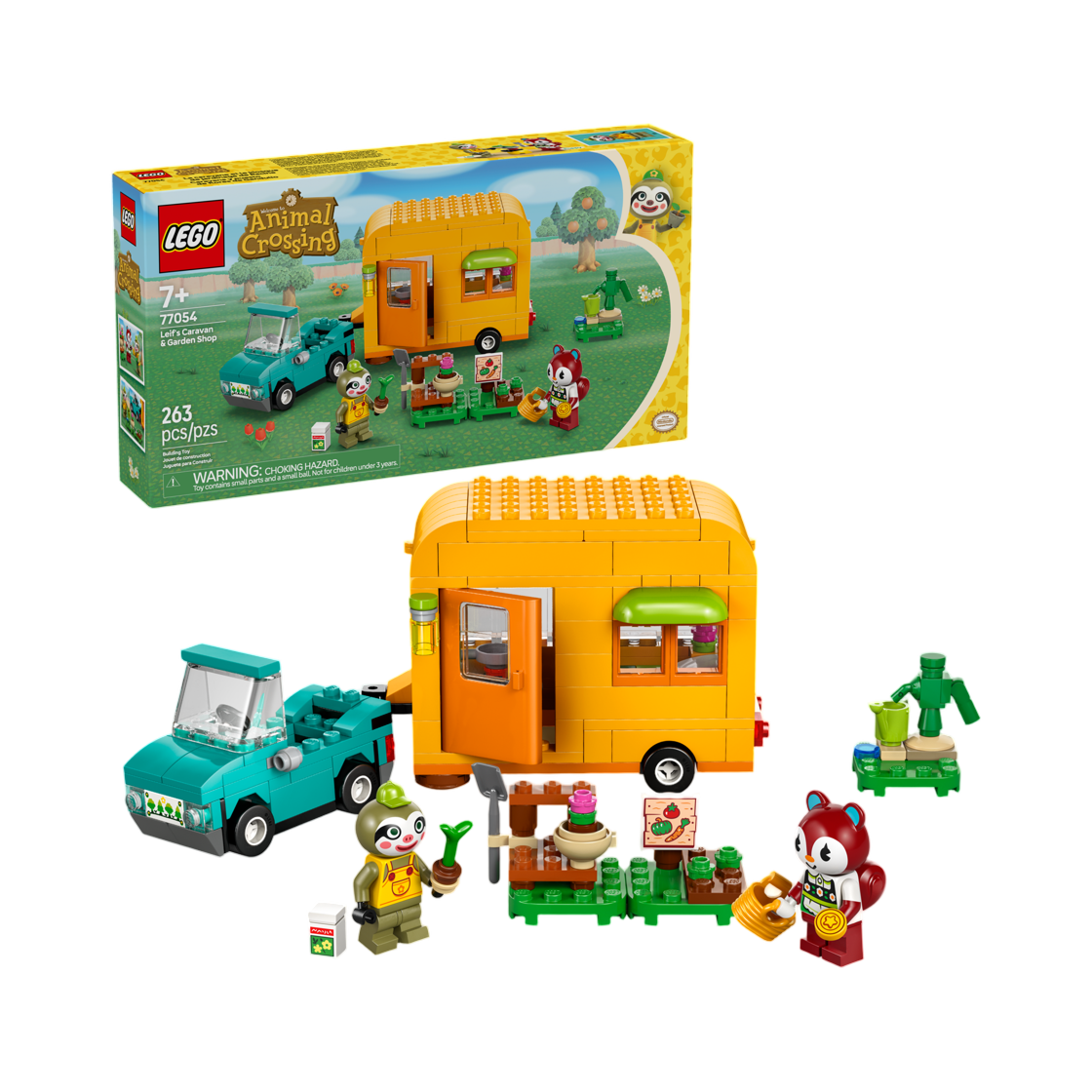 레고 동물의 숲 늘봉의 여행하는 원예점(Lego Animal Crossing Leif's Caravan & Garden Shop) - 2