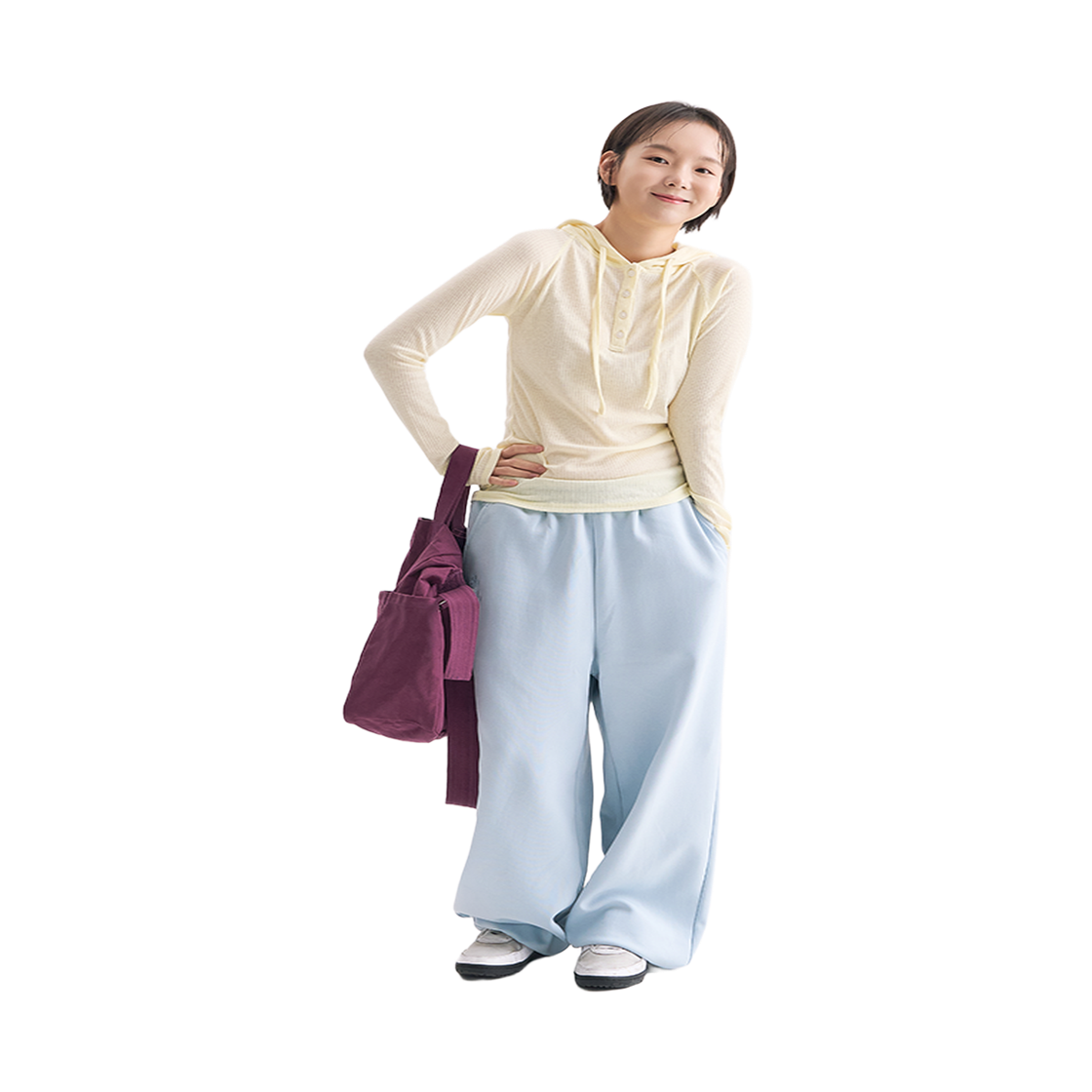 하이산 세빛 스웻팬츠 스카이(Heisan Sebit Sweatpants - Sky) - 5