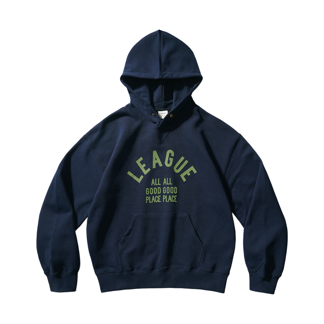 SMHD4541_Navy_291 PERSTEP New Born Heavy Weigt Hoodie Navy SMHD4541