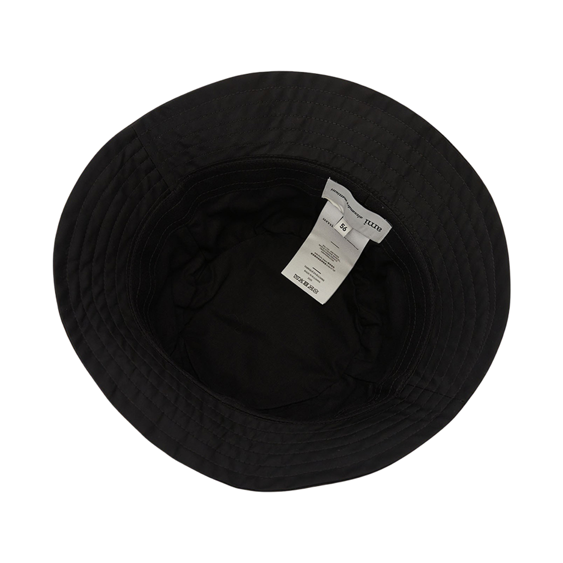 [17% 쿠폰] 아미 스몰 하트 로고 스터드 버킷햇 블랙 실버([17% 쿠폰] AMI de Coeur Stud Bucket Hat Black Silver) - 5