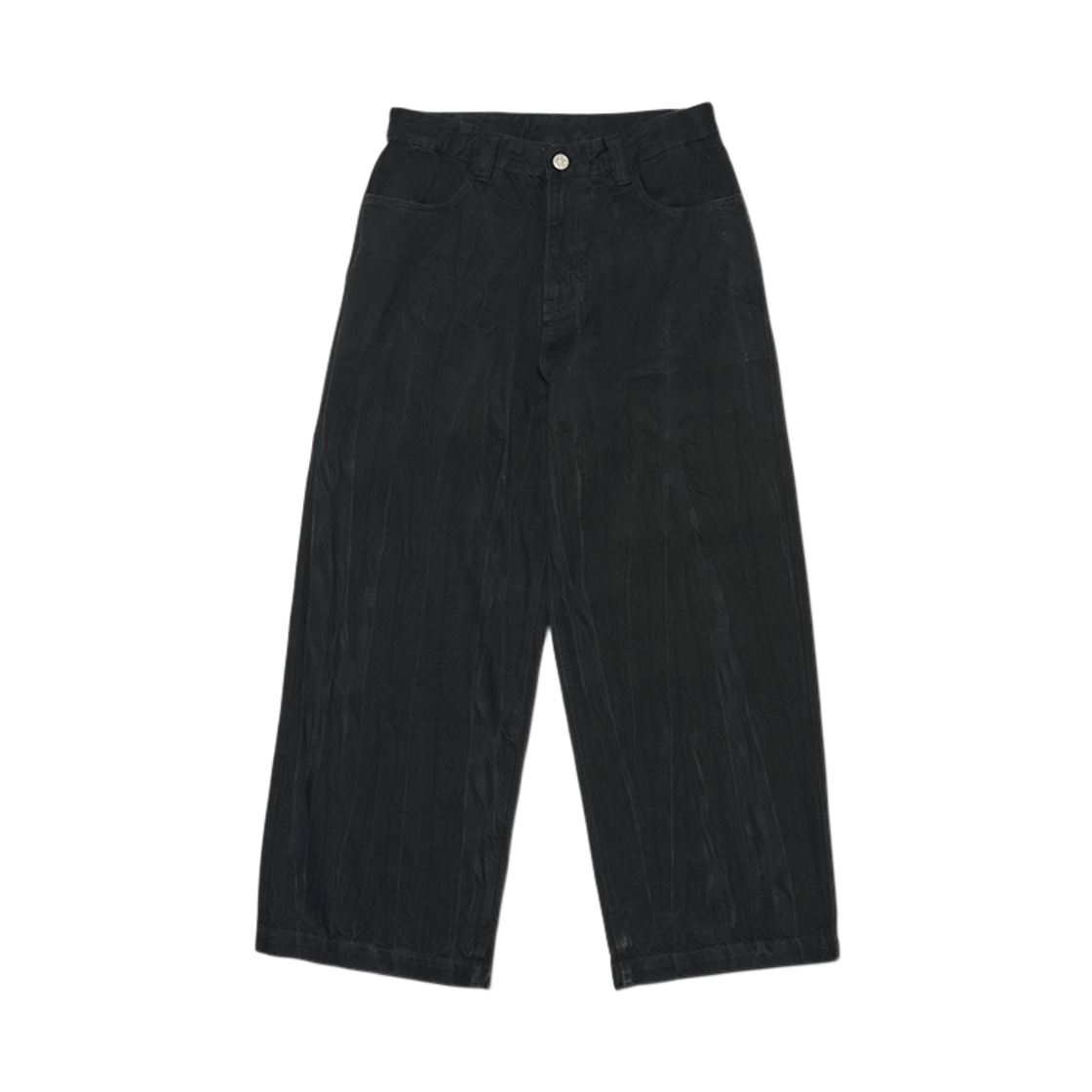 NMWF62DP06WBK NOMANUAL Washed Crack Denim Pants Washed Black