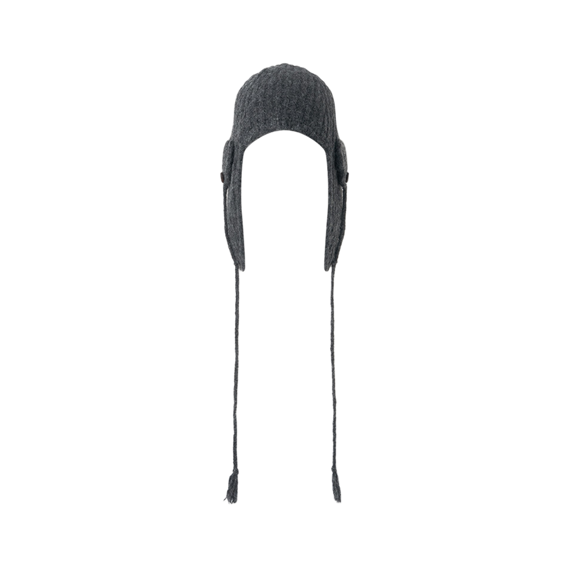 SFWKN2603 SUNLIT Knit Trooper Hat Charcoal