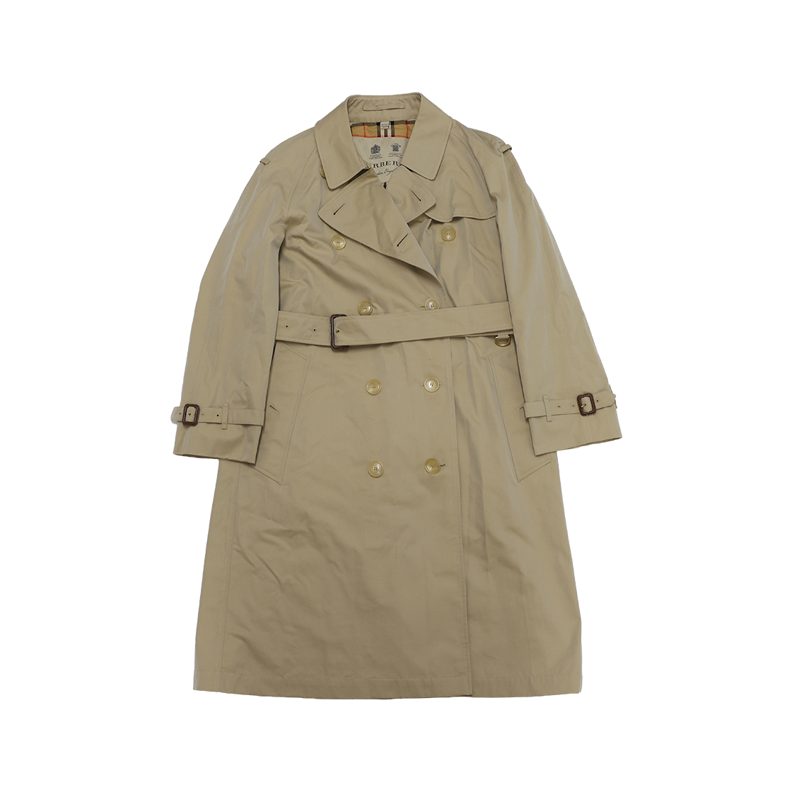 IT957RPTKLKR Burberry Cotton Trench Coat Beige