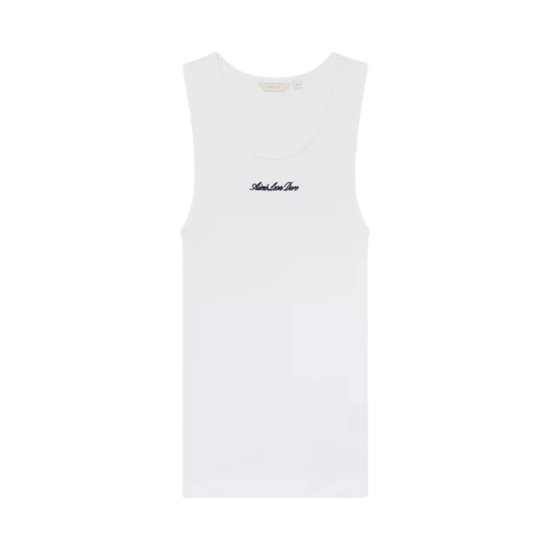 에메 레온 도르 자수 로고 탱크탑 브라이트 화이트 네이비(Aime Leon Dore Embroidered Logo Tank Top Bright White Navy)