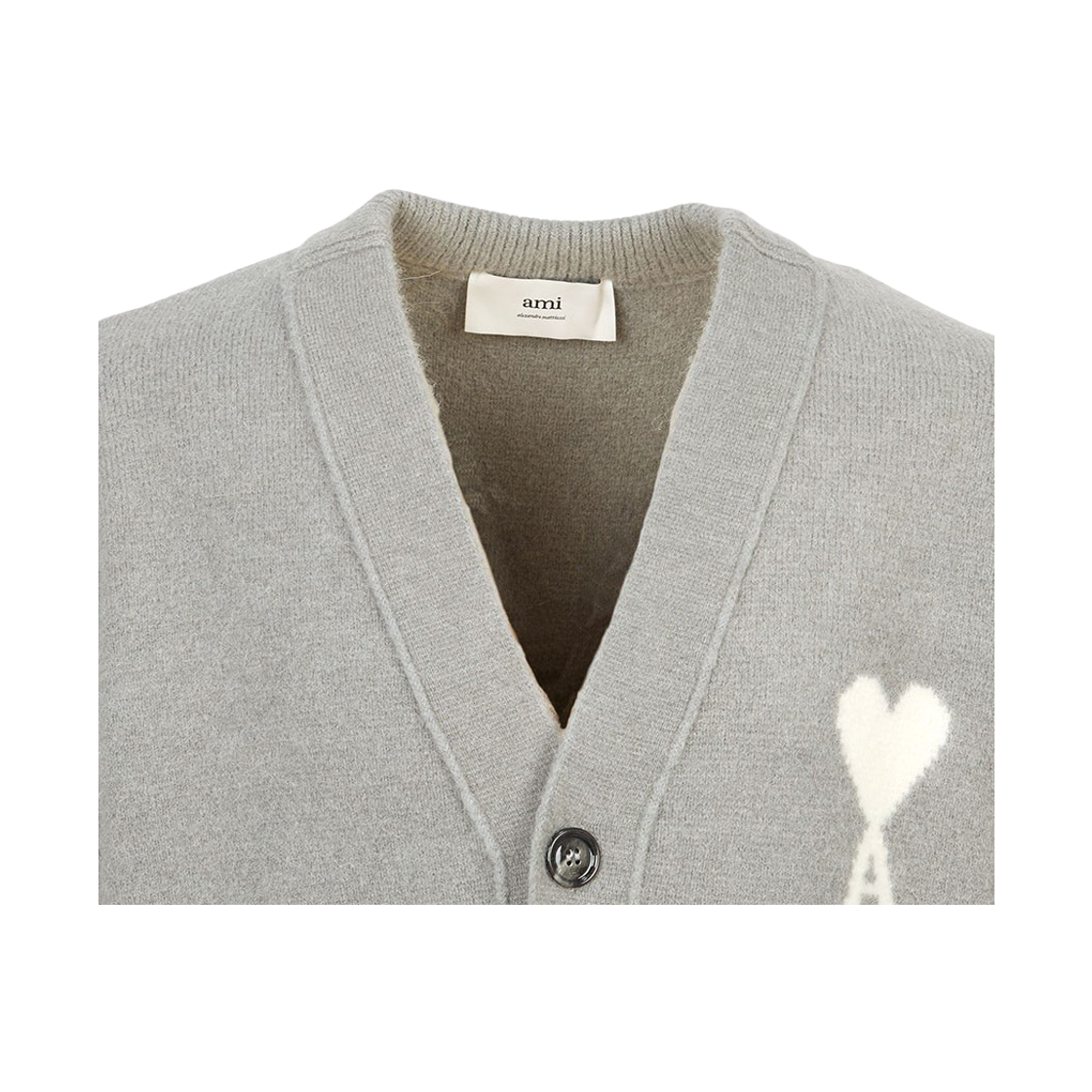 [17% 쿠폰] 아미 가디건 그레이([17% 쿠폰] AMI Cardigan Gray) - 4