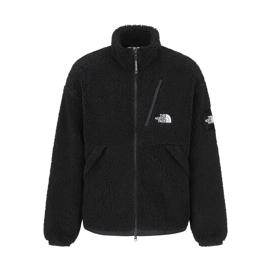 NJ4FS56K The North Face White Label Comor Fleece Jacket Black - 26FW