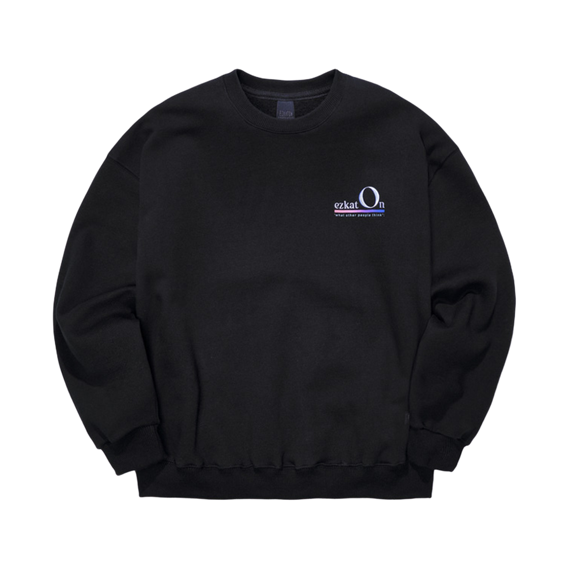 YMMT6564_292 EZKATON Section Sweat Shirts Black YMMT6564