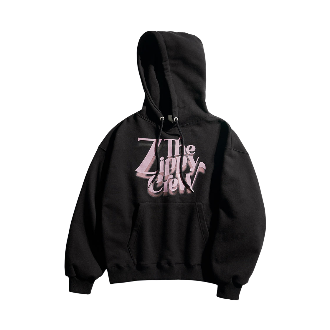 BJHD4599_Black_291 PERSTEP Zippy Crew Hoodie Black BJHD4599