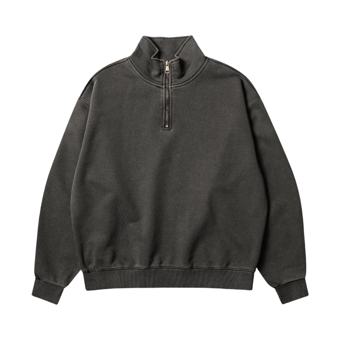 JUMT4745_darkgray_29 PERSTEP Rib Pigment Sweatshirt Darkgray JUMT4745