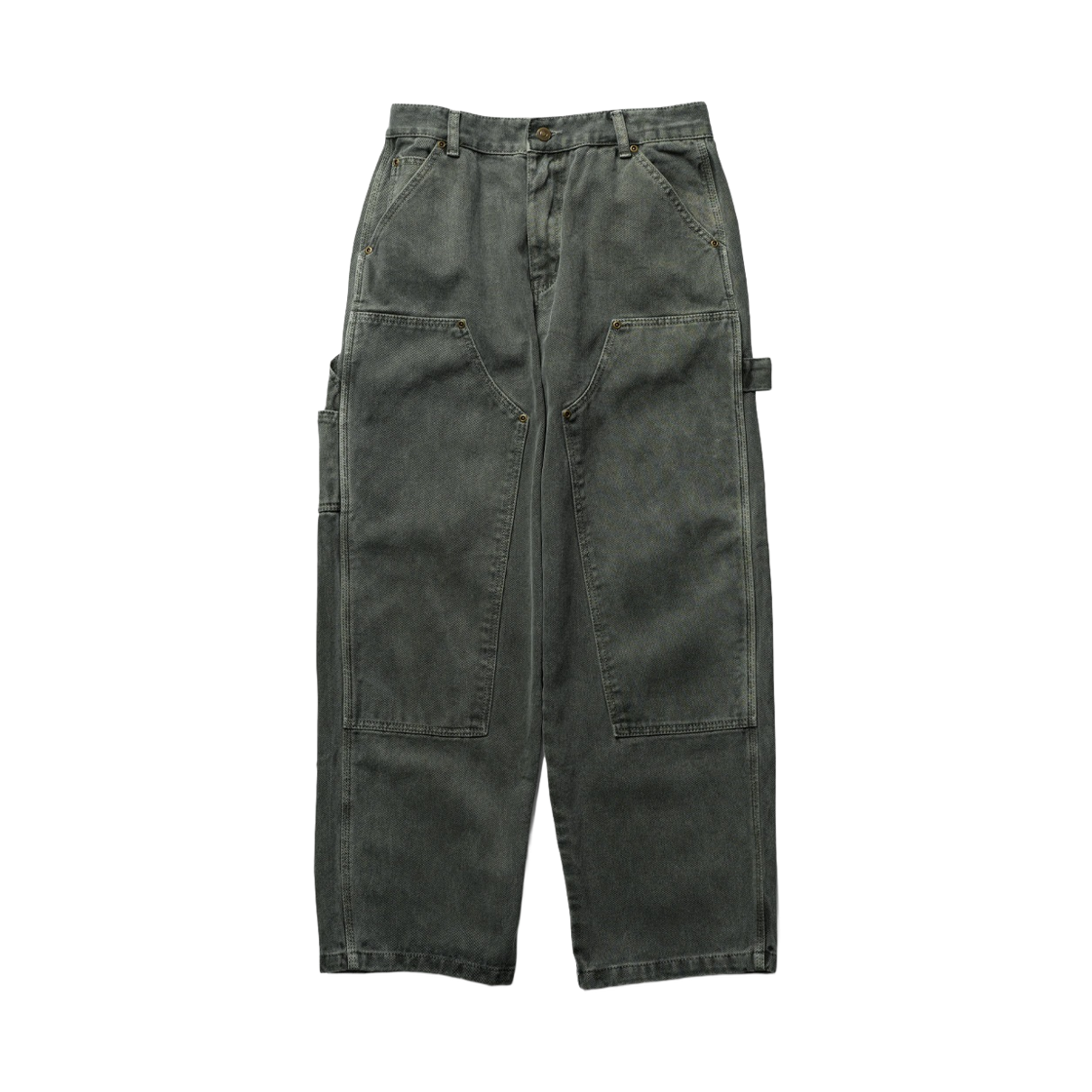 JULP4662_Khaki_291 PERSTEP Deft Dyeing Carpenter Pants Khaki JULP4662