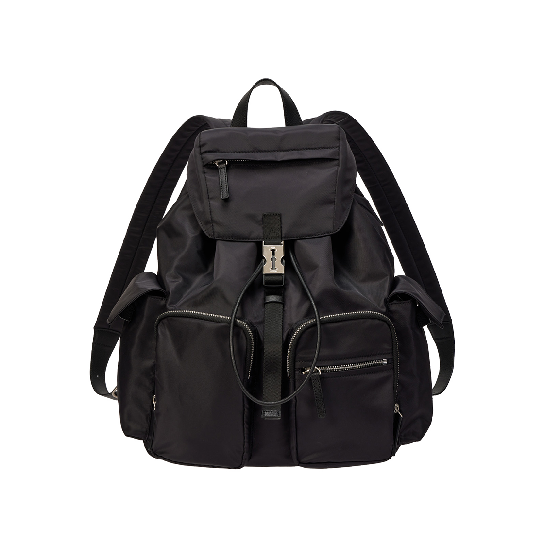 분크 헤이 더블 포켓 백팩 라지 블랙(vunque Hey Double Pocket Backpack L Black) - 2