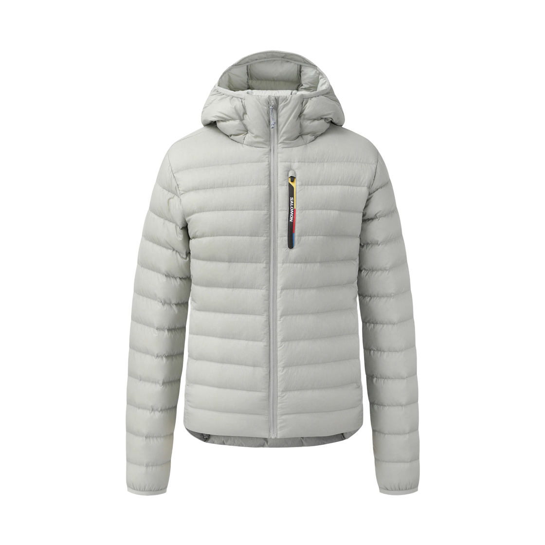 LD0281700 (W) Salomon X-Fuse Hooded Down Jacket V2 Light Grey