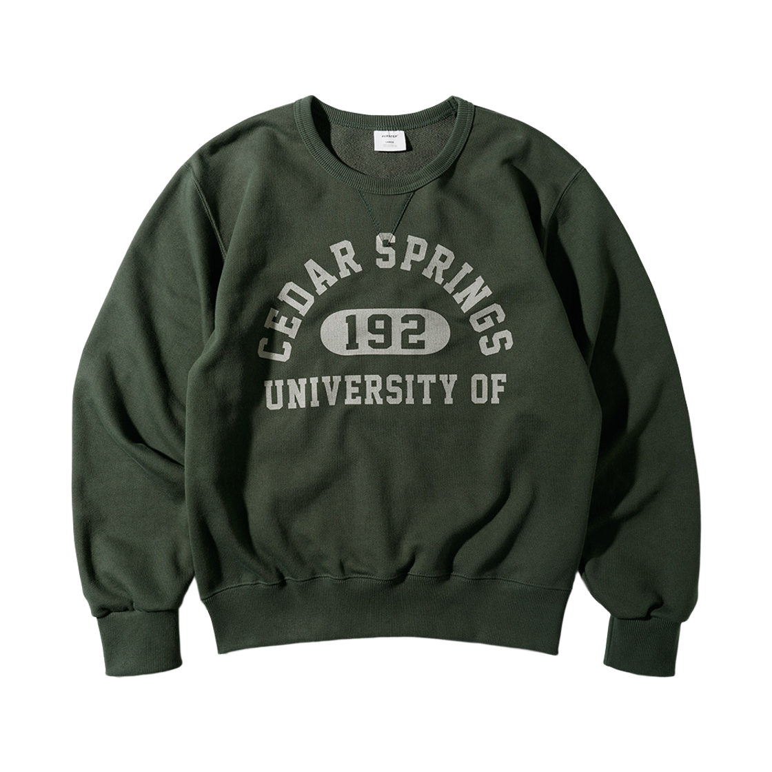 JUMT4688_Darkgreen_291 PERSTEP Cedar Heavy Weight Sweatshirt Darkgreen JUMT4688