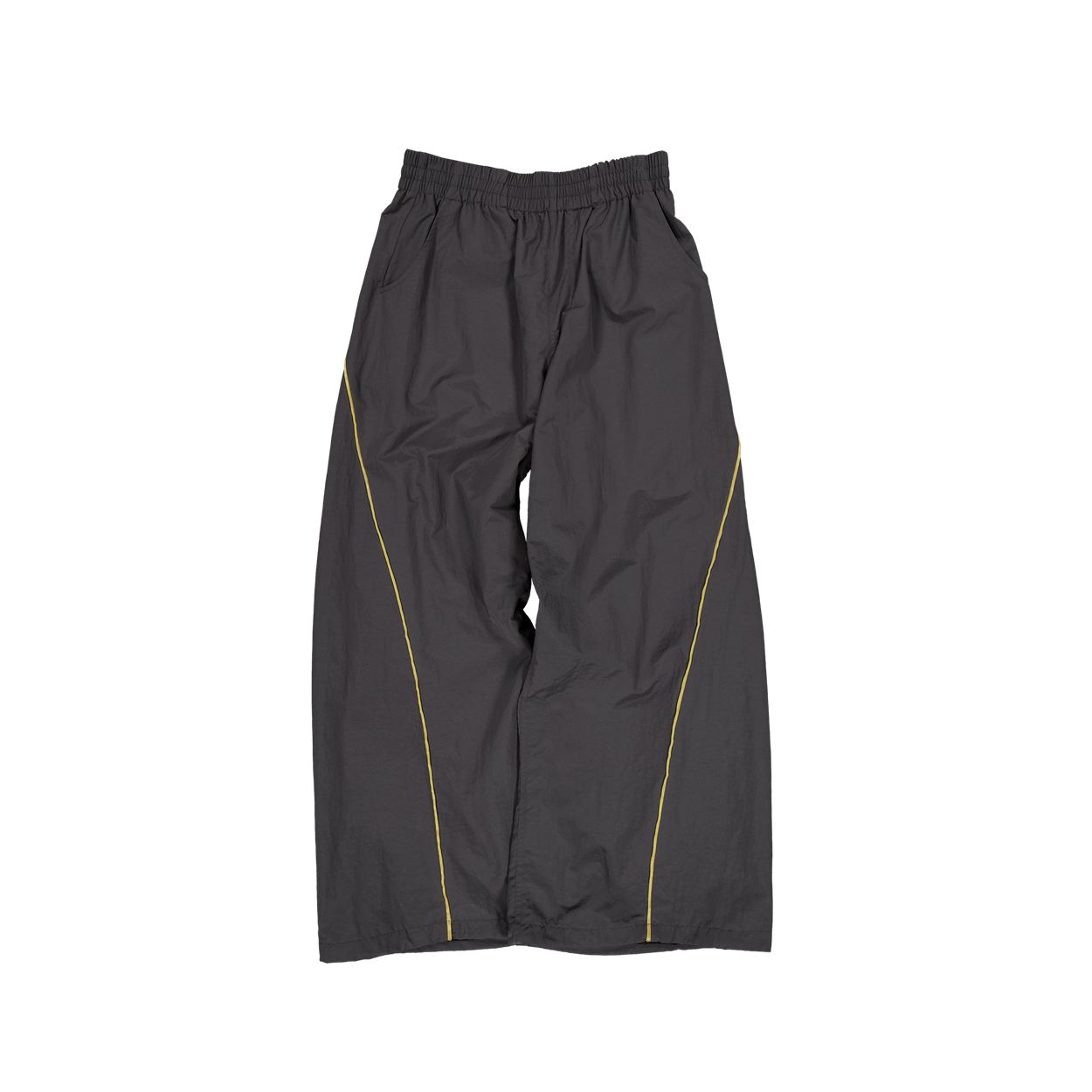 언더마이카 볼트 옐로 사이드 팬츠 스톰 그레이(Undermycar Volt Yellow Side Pants Storm Gray)