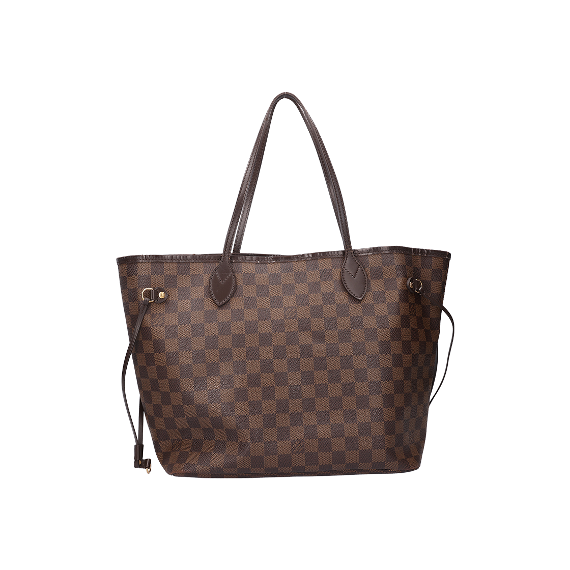 ITI6UEOS53SD Louis Vuitton Neverfull MM Damier Ebene Canvas Brown