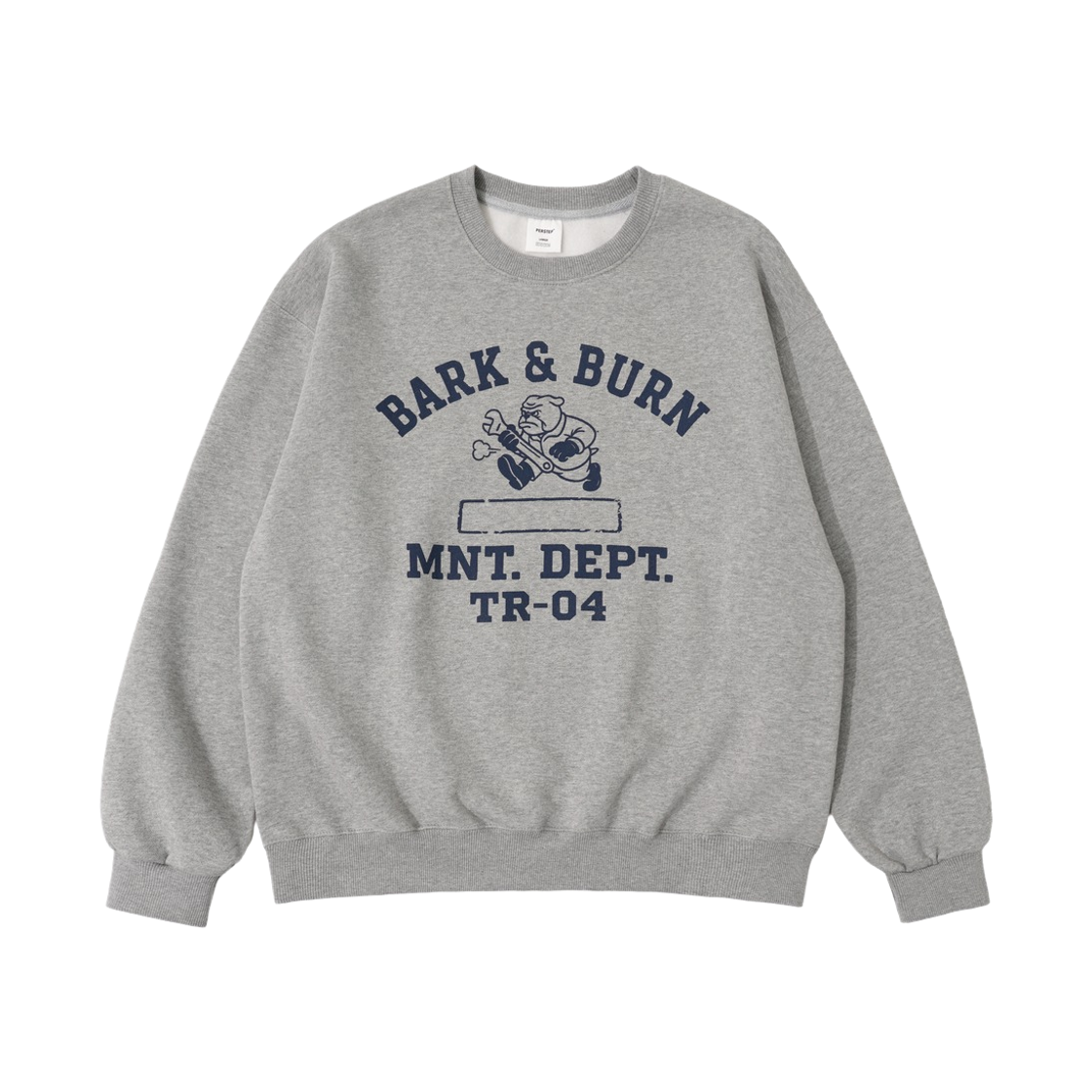 JUMT4722_gray_29 PERSTEP Bark&burn Sweatshirt Gray JUMT4722