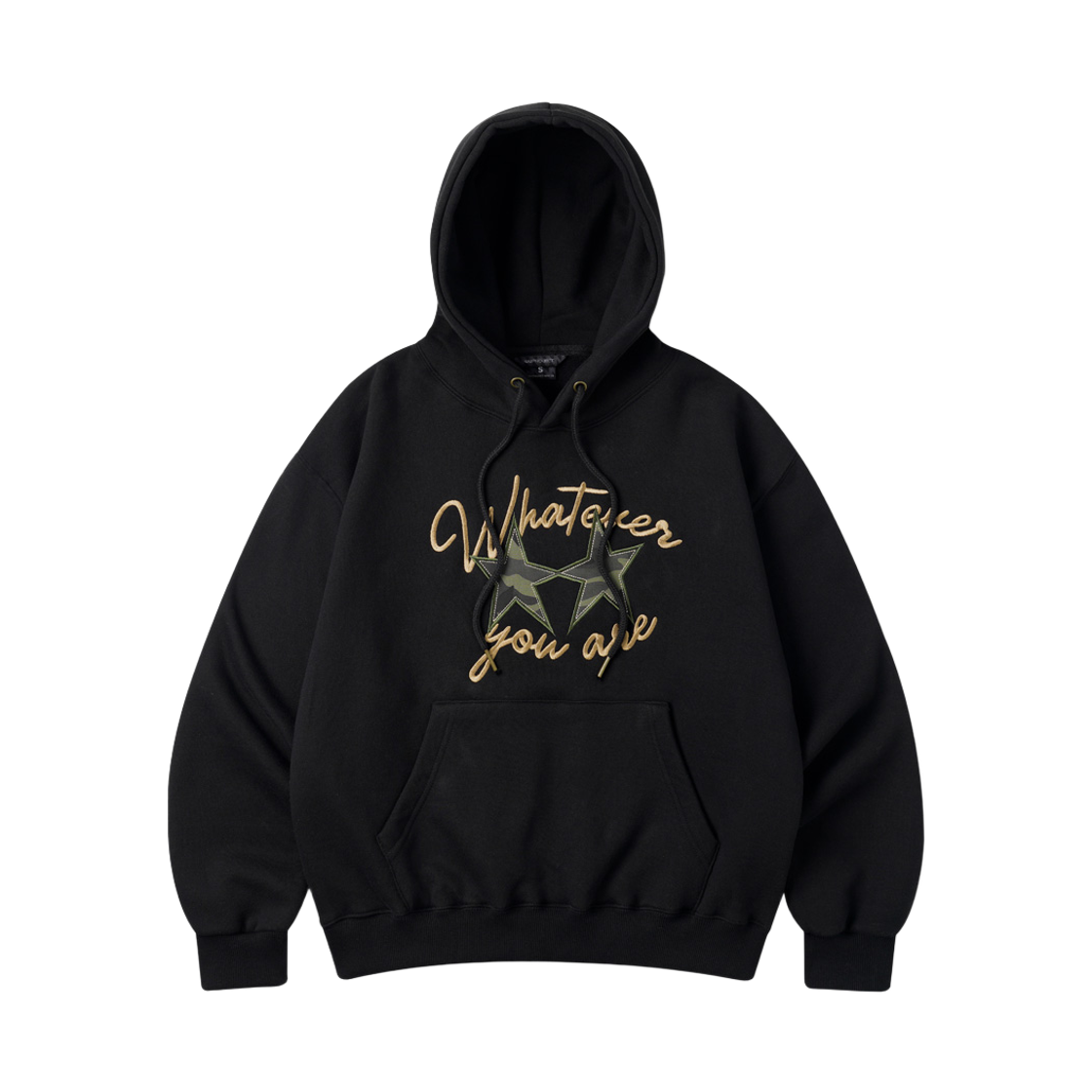HSHD7830_black_29 WV PROJECT Twinscamo Hoodie Black HSHD7830