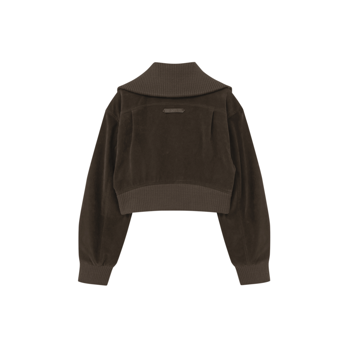 제뉴즈 웨스턴 스웨이드 크롭 Z 자켓 - 브라운(Znuz Western Suede Crop Z Jacket - Brown) - 2