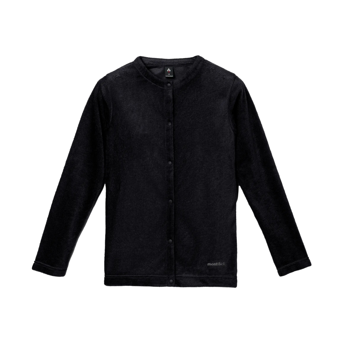 1106833 (W) Montbell Climaair Light Cardigan Black