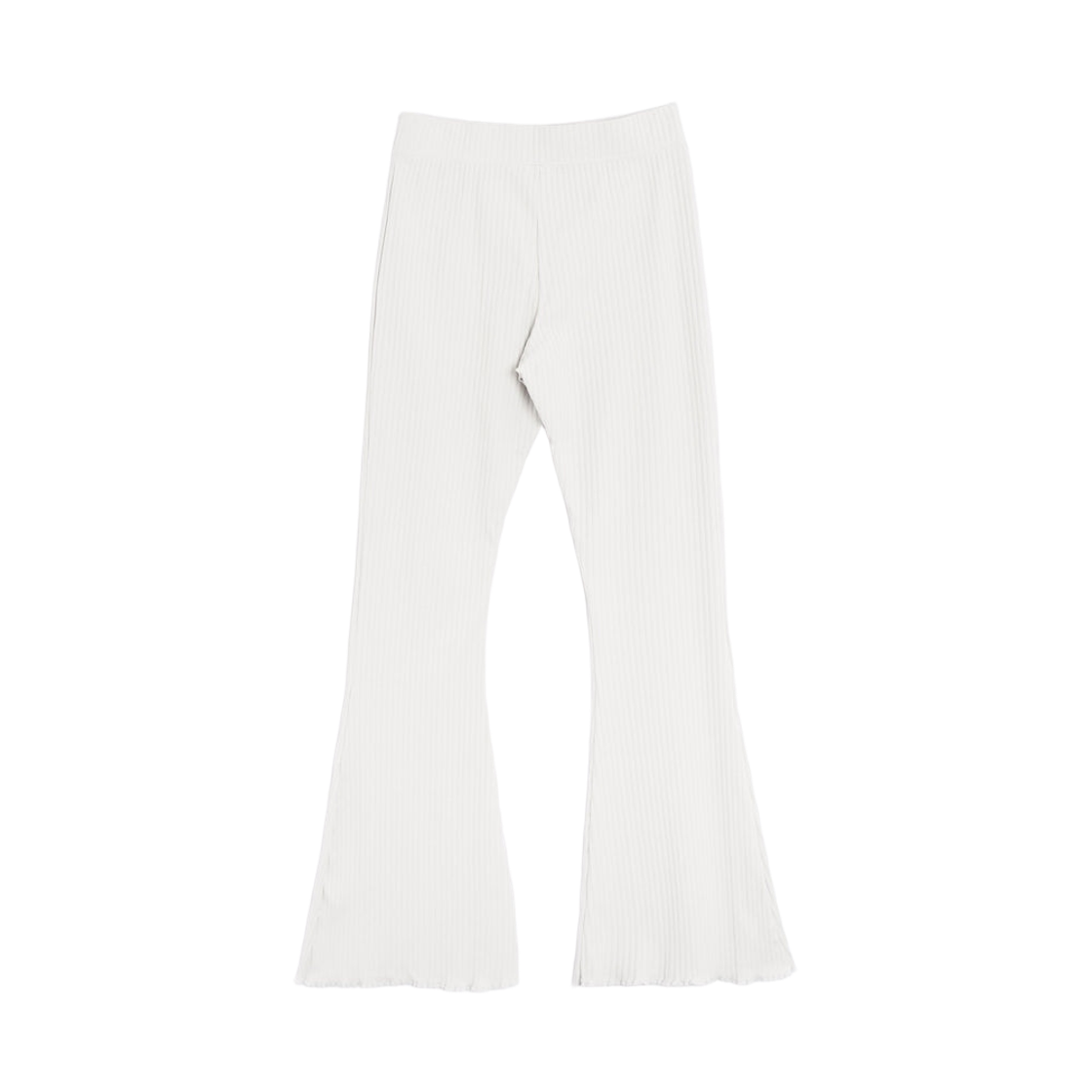 (W) 나이키 NSW 하이웨이스트 립드 저지 팬츠 포톤 더스트 - 아시아((W) Nike NSW High-Waisted Ribbed Jersey Pants Photon Dust - Asia) - 2