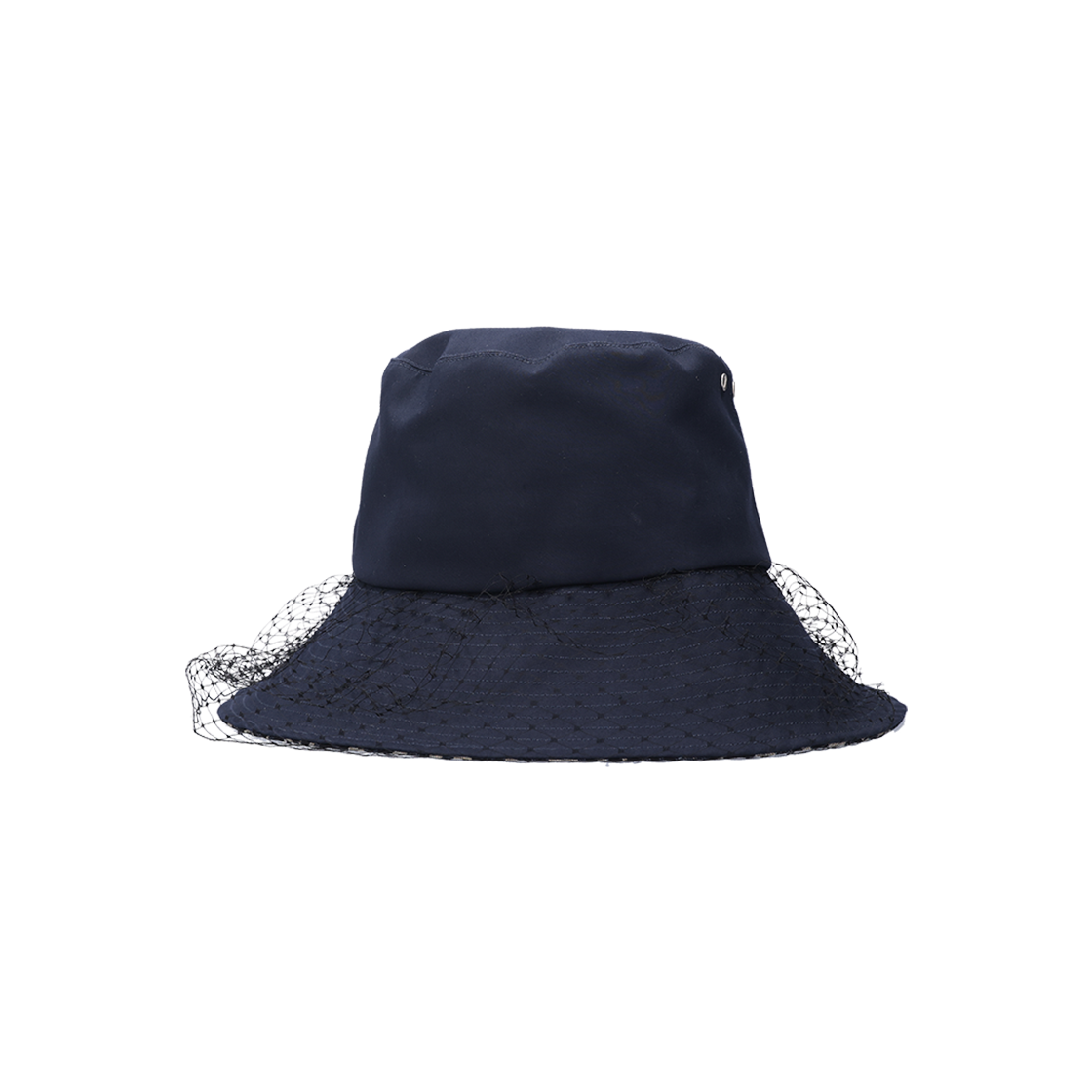 IT748GOUHNVH Dior Teddy D Large Cloche Bucket Hat Veil Blue