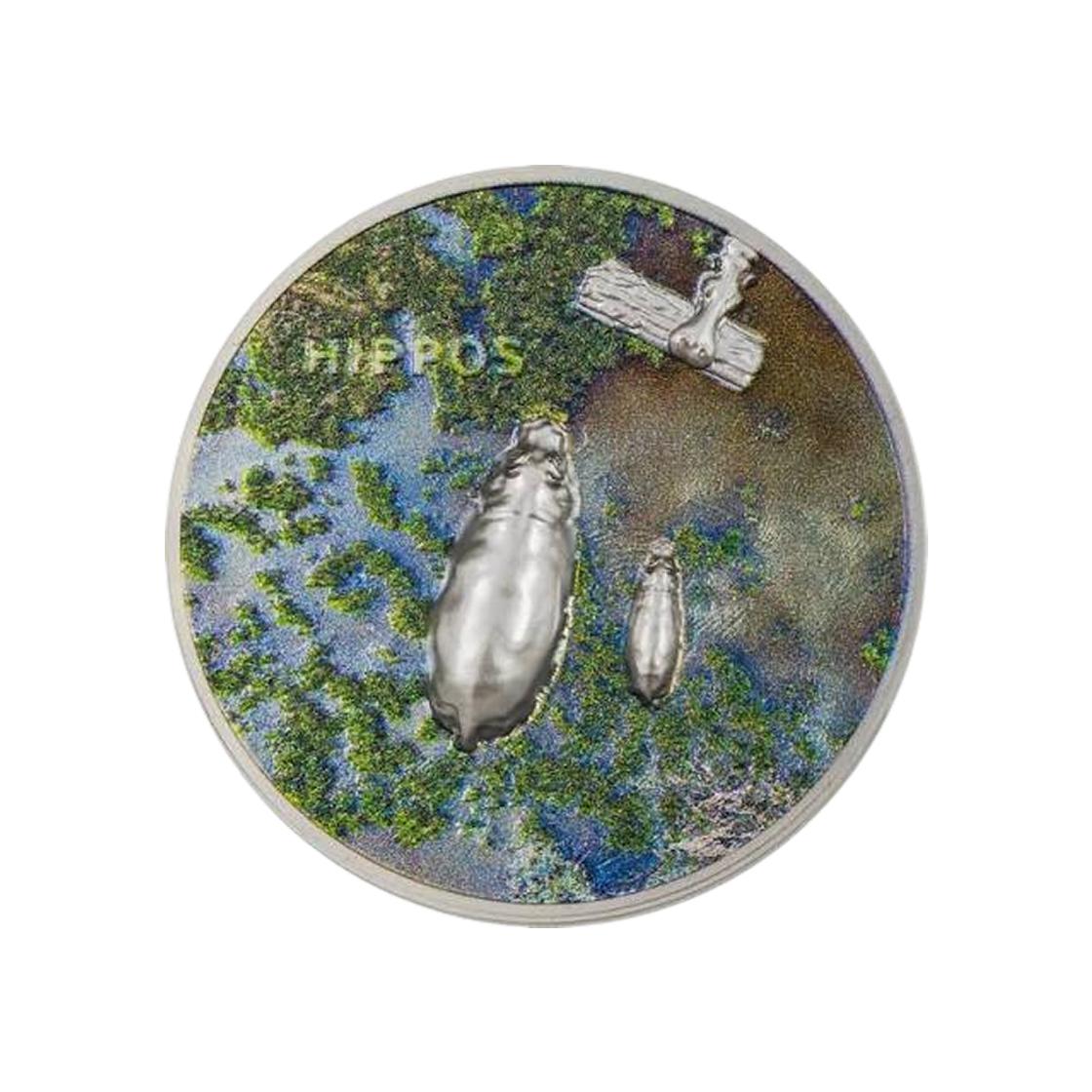 은 팔라우 2023 하마 코인 1온즈(Silver Palau 2023 Hippos Coin 1 oz)