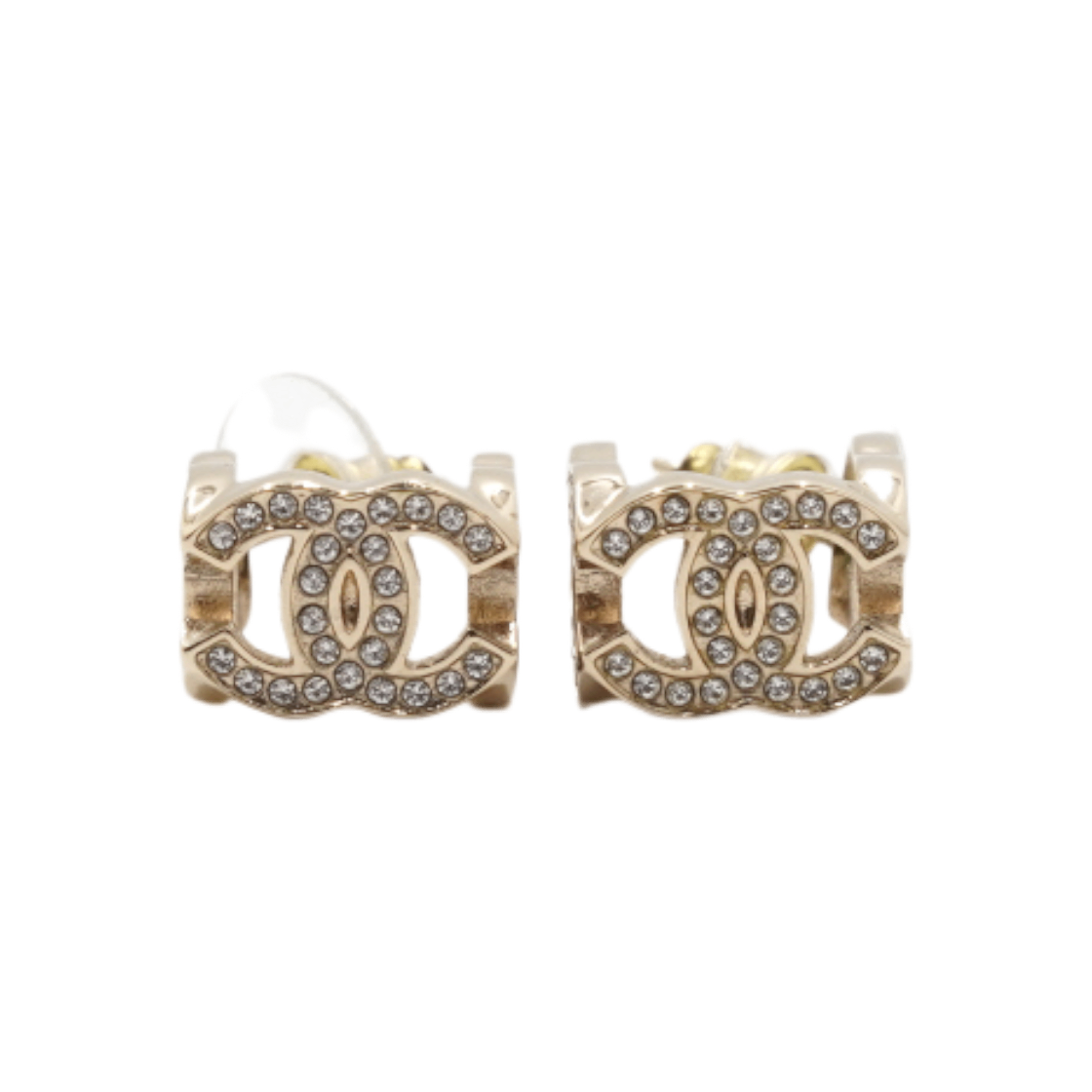 ITIFOSI9PWU2 Chanel Multi Gold CC Crystal Earrings