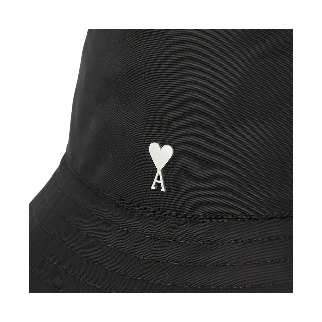 [17% 쿠폰] 아미 스몰 하트 로고 스터드 버킷햇 블랙 실버([17% 쿠폰] AMI de Coeur Stud Bucket Hat Black Silver) - 6