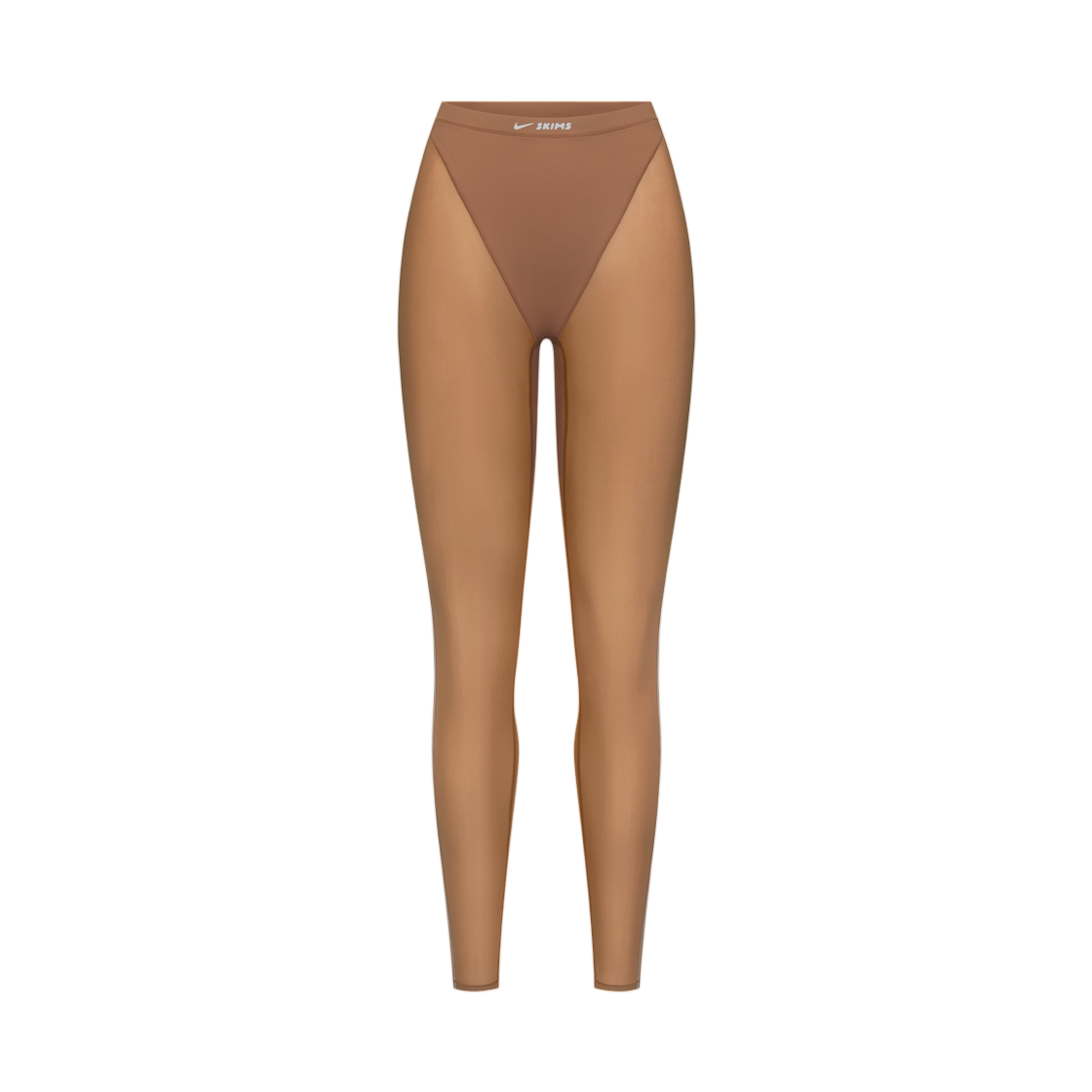 IR5066-263 (W) NikeSKIMS Weightless Layers V-Panel 28" Legging Carob Brown