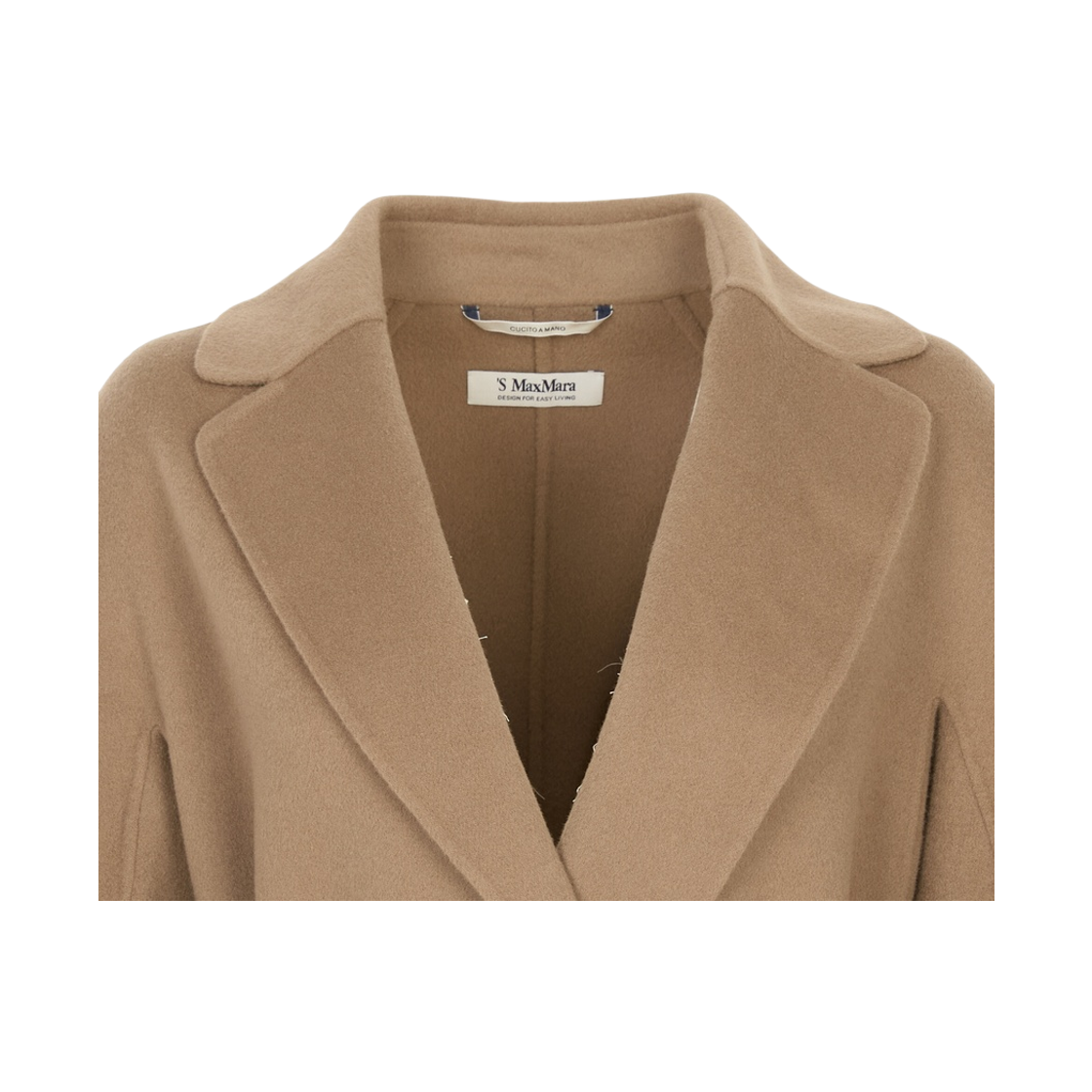 [17% 쿠폰] (W) S 막스마라 에스투리아 롱 울 코트 카멜([17% 쿠폰] (W) S Max Mara Esturia Long Wool Coat Camel) - 4