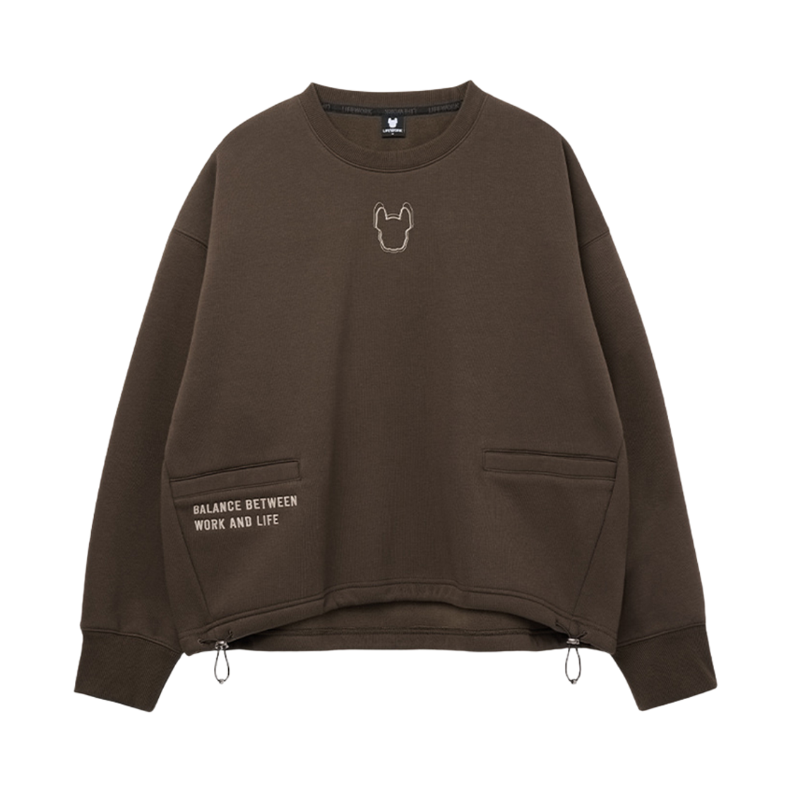 LW254MT854 Lifework Lite Bonding Hidden Pocket Sweatshirt_LW254MT854