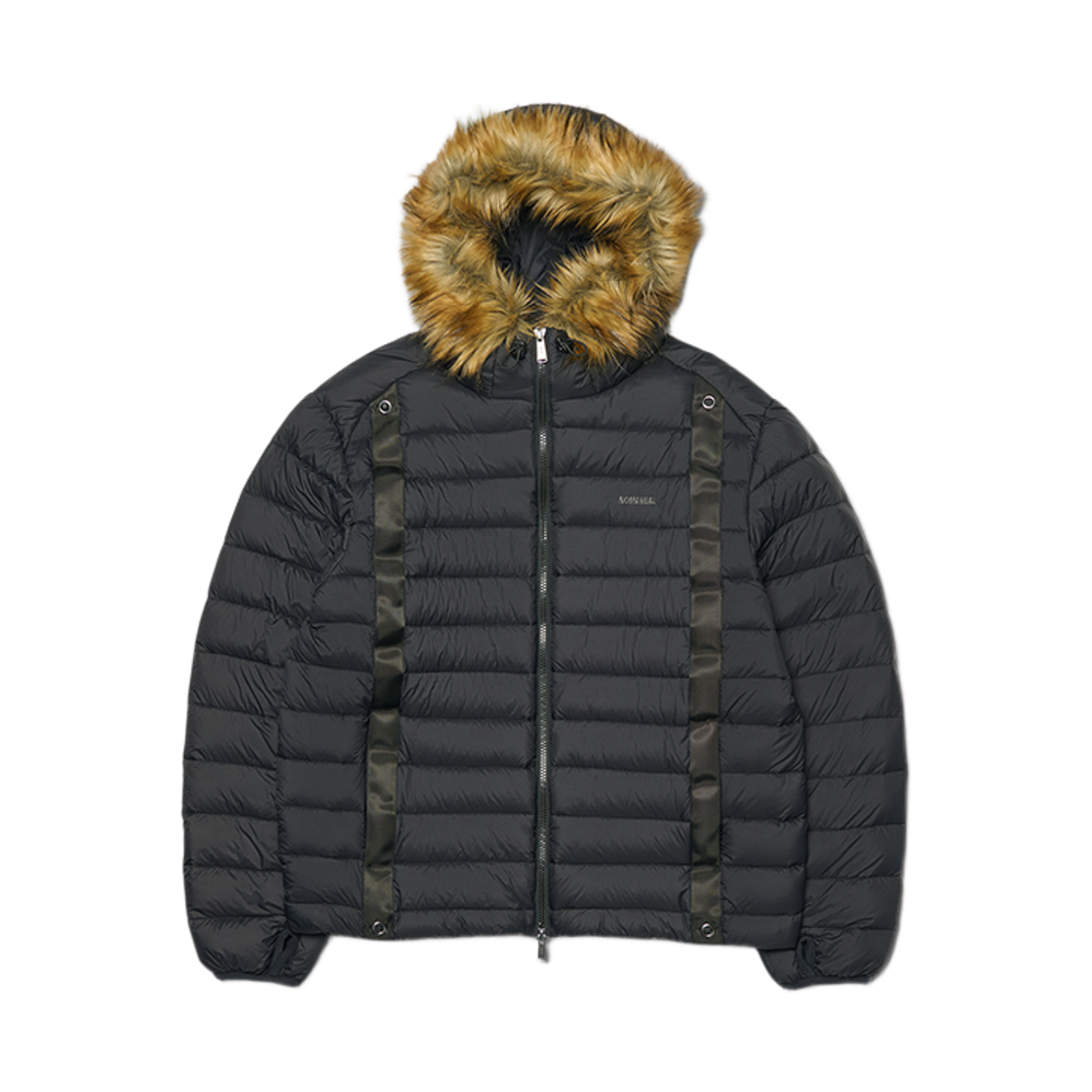 노매뉴얼 퍼 후디드 라이트 덕 다운 블랙(NOMANUAL Fur Hooded Light Duck Down Black)