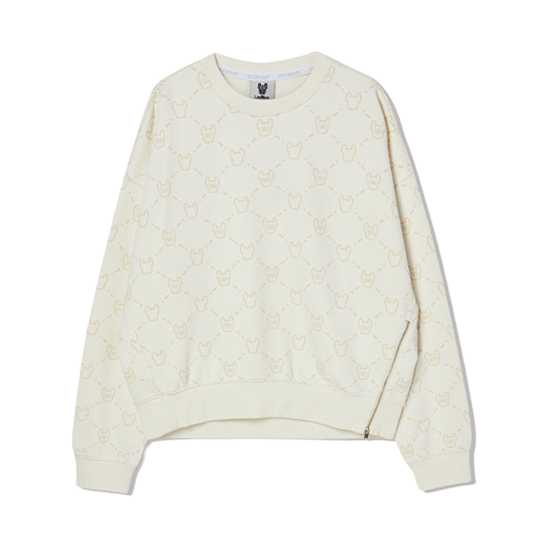 LW243MT750 Lifework Big Radogram Unbalanced Sweatshirt_LW243MT750