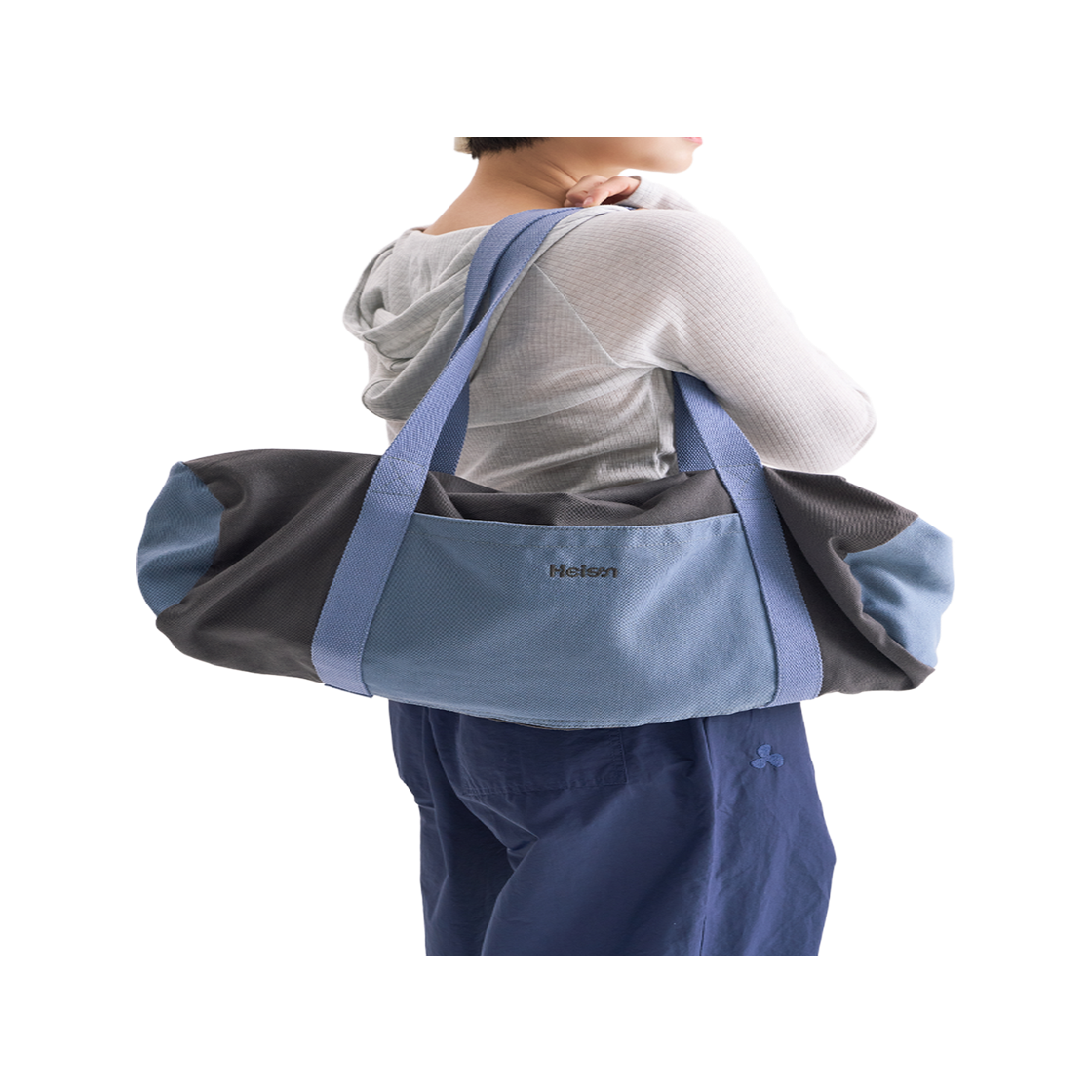 하이산 코튼 더플백  카키 (L)(Heisan Cotton Duffle Bag - Khaki (L)) - 2