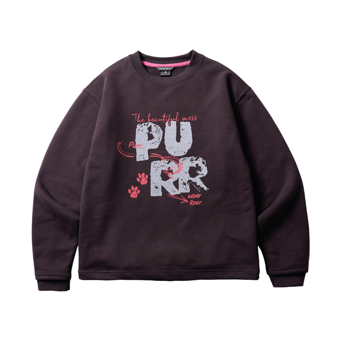 JJLT7818_Black_29 WV PROJECT Purr Long-sleeve Sweatshirts Black JJLT7818