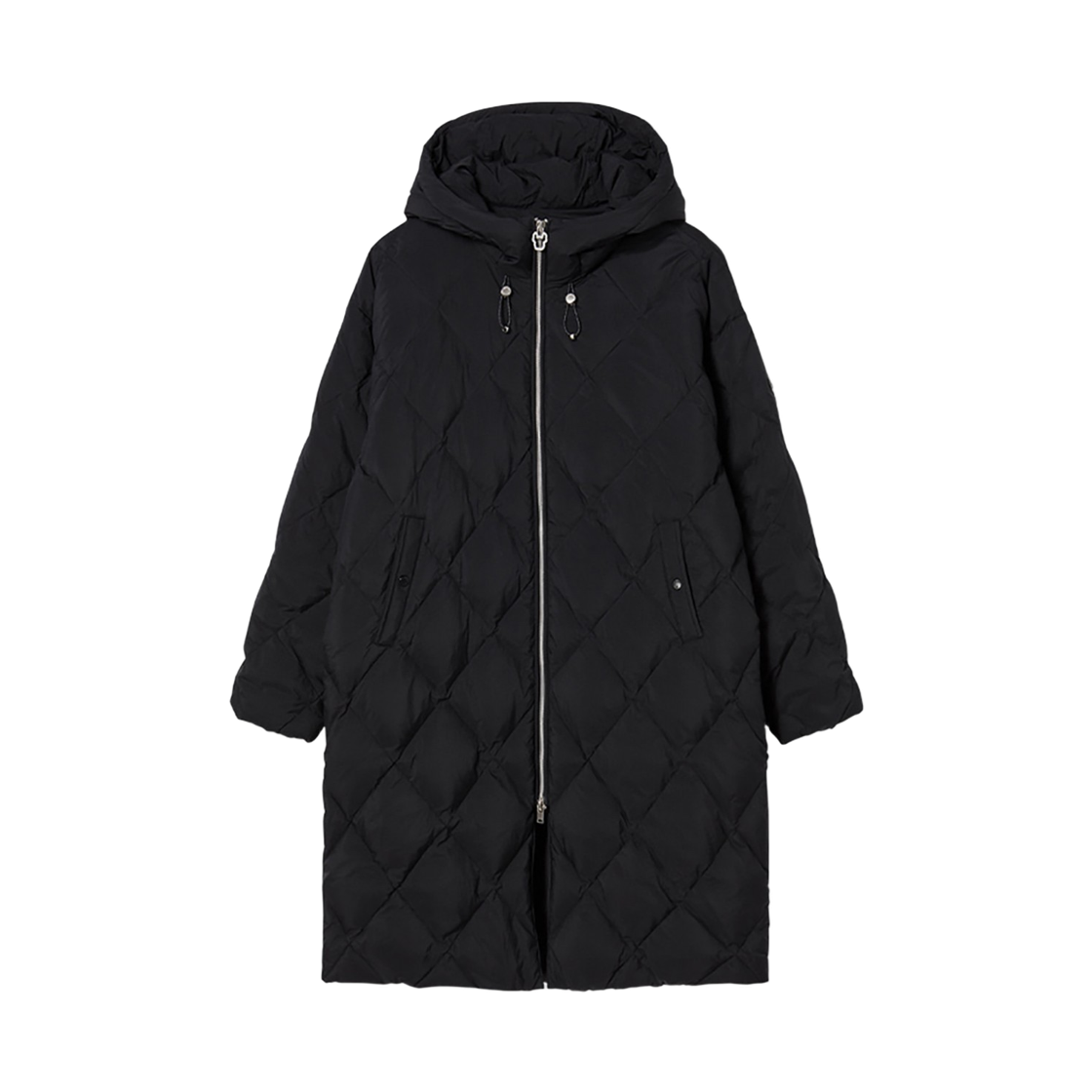 라이프워크 Lite 다이아 퀼팅 롱 후드 다운 점퍼_LW254DJ770(Lifework Lite Diamond Quilted Long Hooded Down Jumper_LW254DJ770) - 3