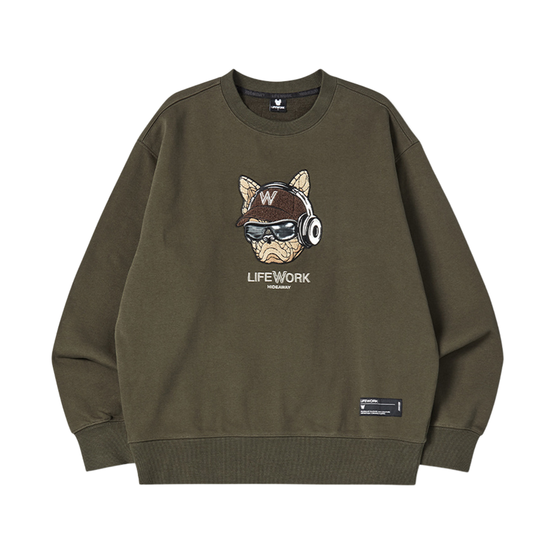 LW254MT116 Lifework Headset Hipdog Fleece Sweatshirt_LW254MT116