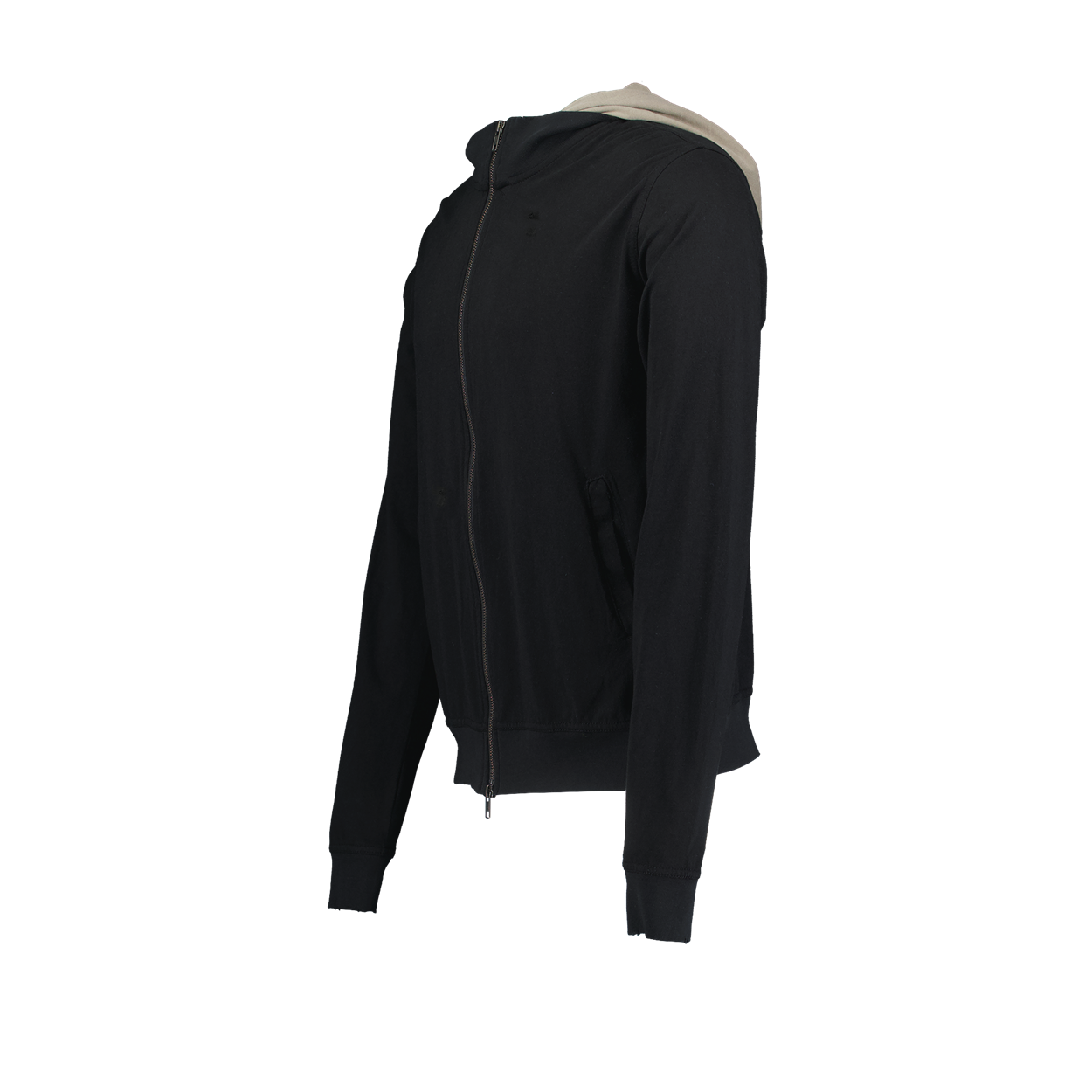 언더마이카 칼라 프레임 후드 집업 오트 블랙(Undermycar Collar Frame Hood Zip-Up Oat Black) - 2