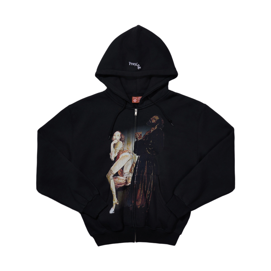 (W) 프레잉 몽크 후드 블랙((W) Praying Monk Hoodie Black)