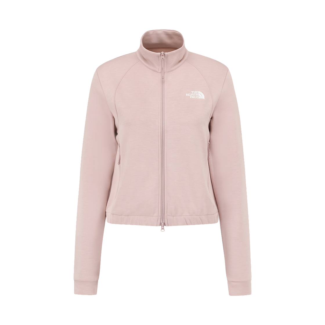 NJ5JS80L (W) The North Face White Label Drape Zip Up Grayish Pink - 26FW