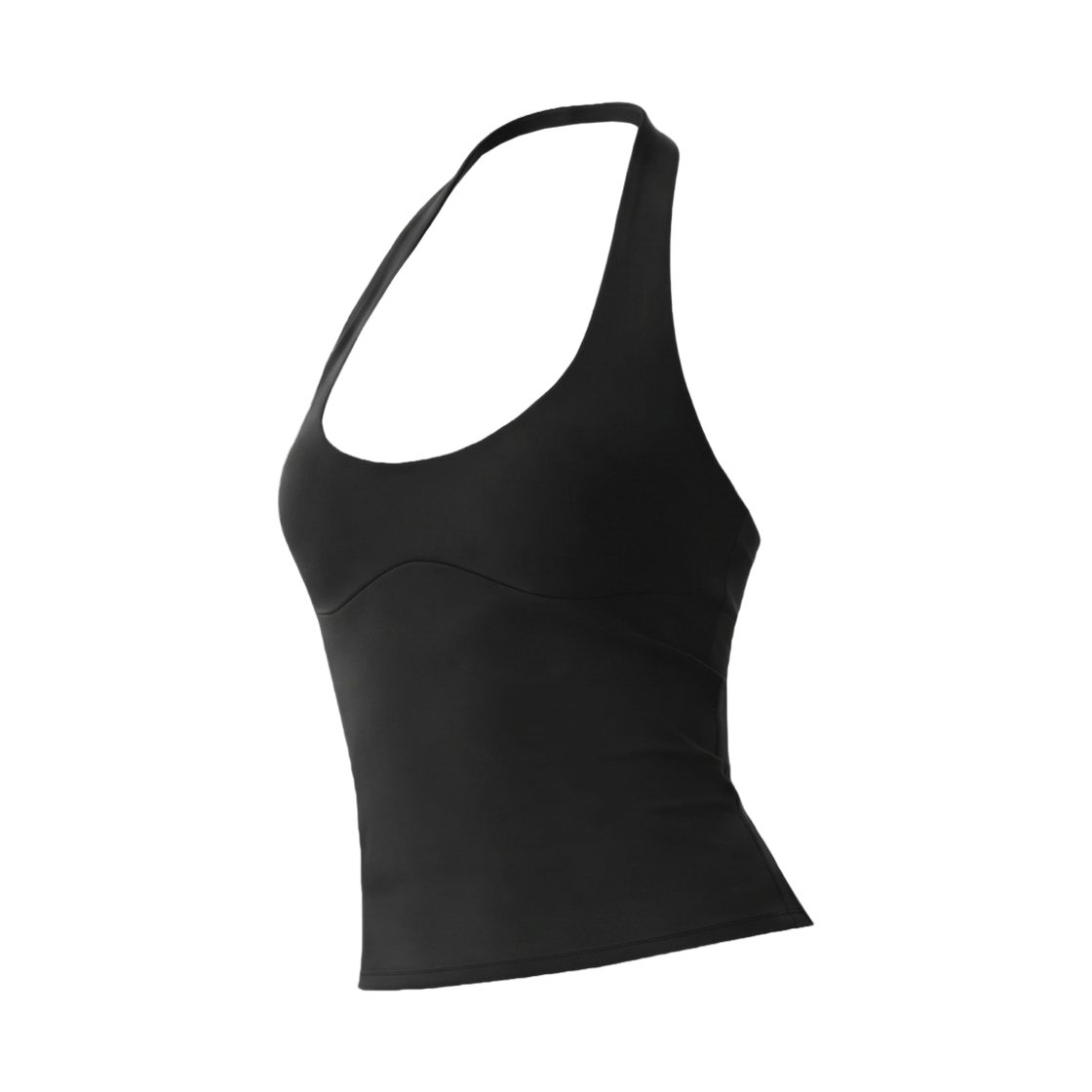 W2851R (W) Alo Yoga Softsculpt Precision Halter Tank Black