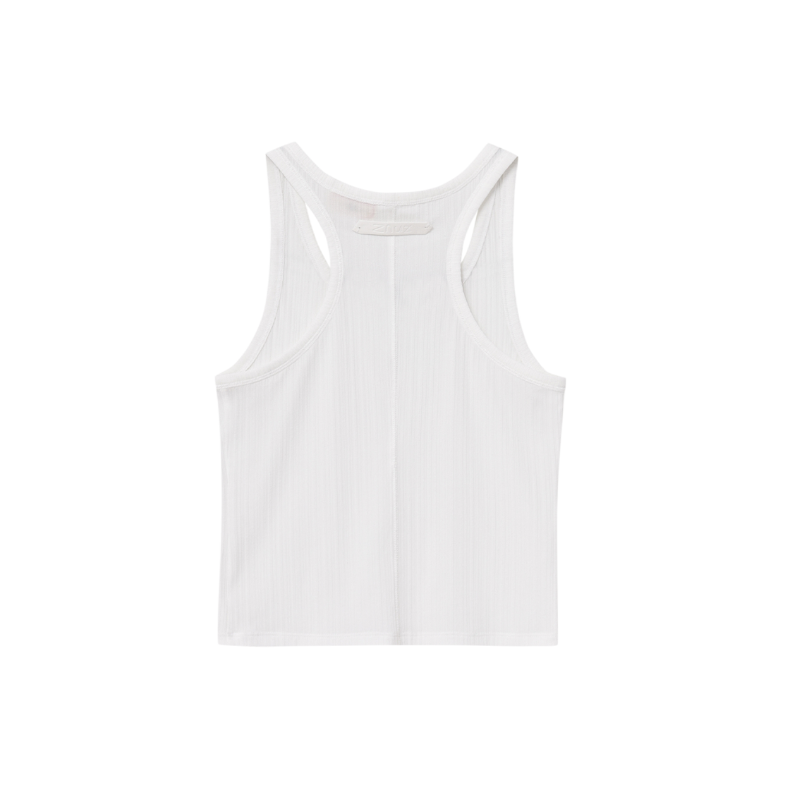 제뉴즈 크롭 슬리브리스 - 화이트(Znuz Crop Sleeveless - White) - 2
