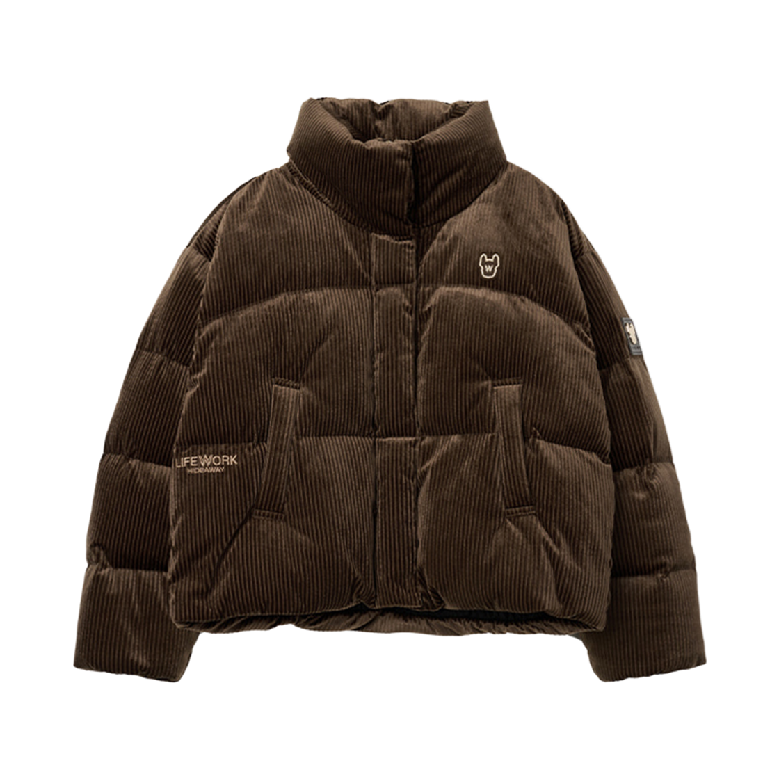 라이프워크 실루엣 라독 하이넥 다운 점퍼_LW244DJ710(Lifework Silhouette Radog High-Neck Down Jumper_LW244DJ710)