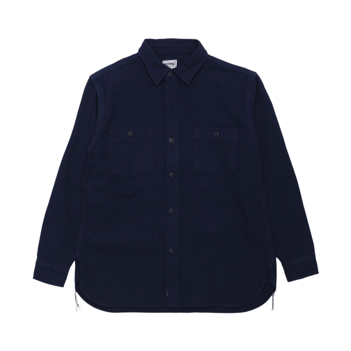 41254VWNV Houston Japan Vintage Solid Viyella Shirt Navy 41254VW