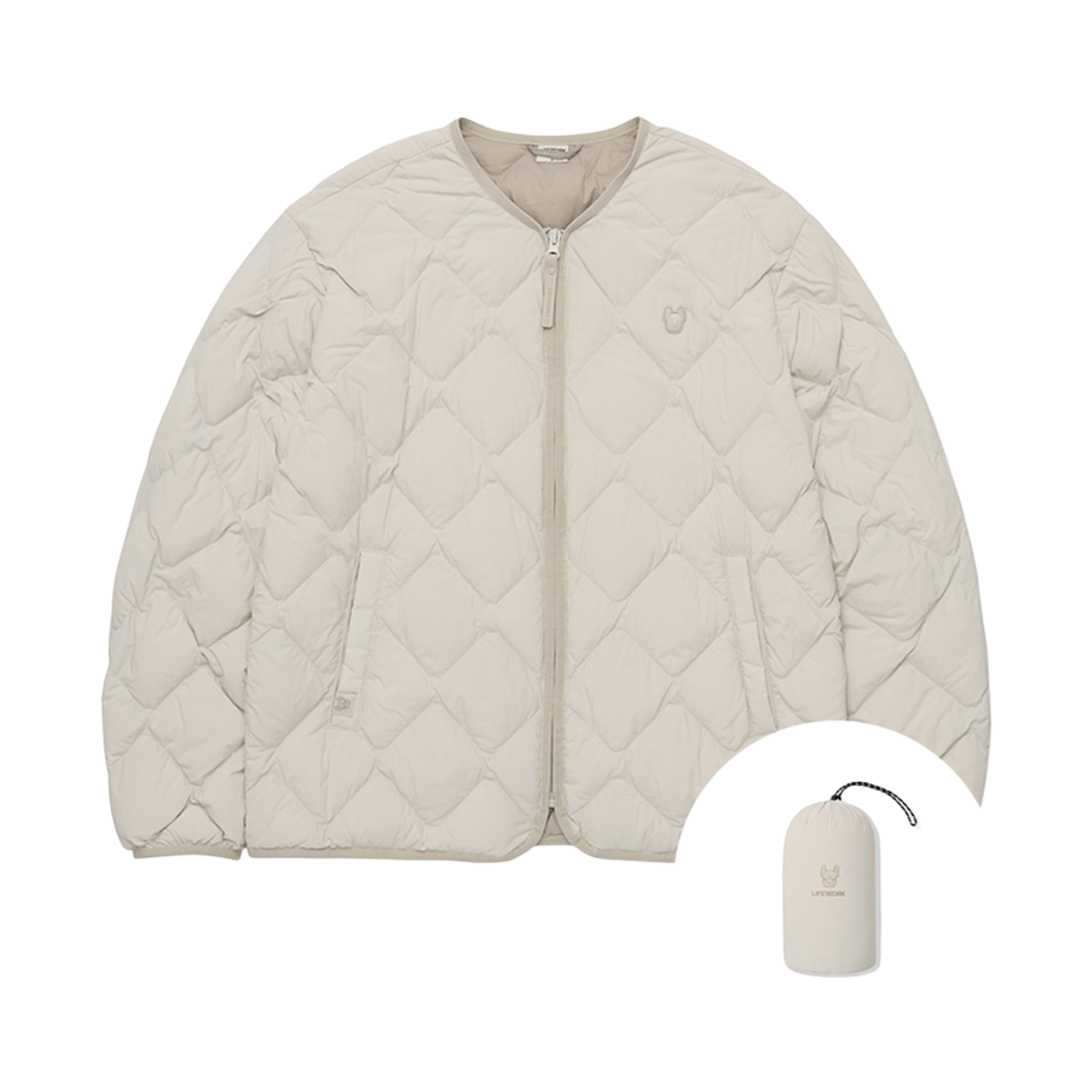 라이프워크 뉴 Lite 다이아 퀼팅 다운 점퍼_LW264DJ200(Lifework New Lite Diamond Quilted Down Jumper_LW264DJ200)