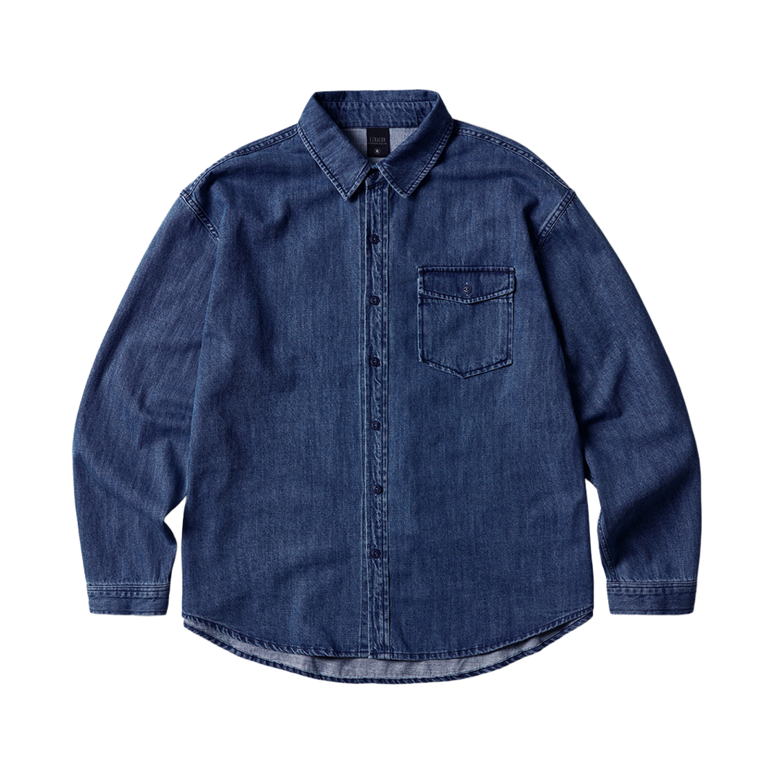 SJLS6928_indigoblue_29 EZKATON Slub Washing Denim Shirt Indigoblue SJLS6928
