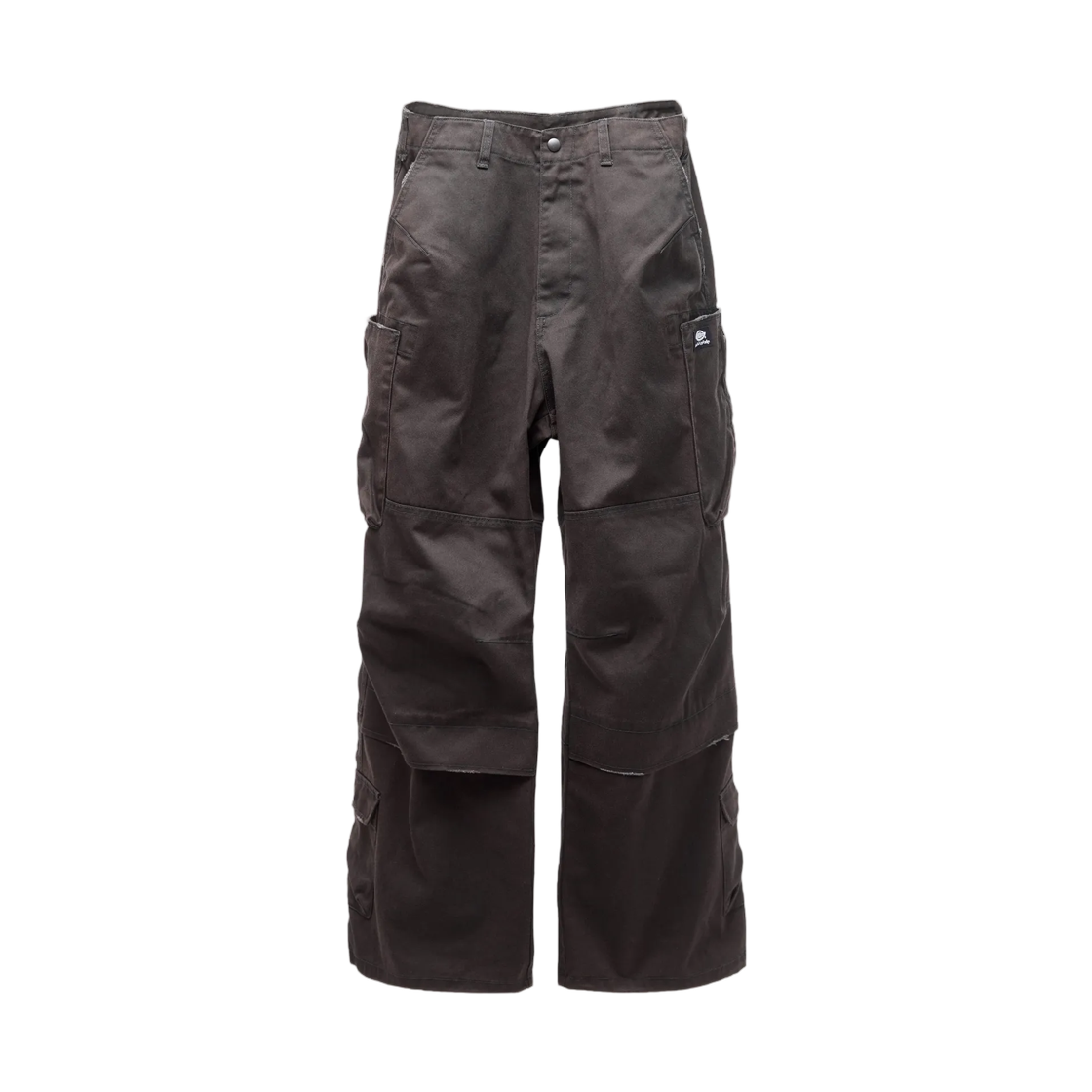 해칭룸 x 디키즈 집 카고 워크 팬츠 블리치드 블랙(Hatchingroom x Dickies Zip Cargo Work Pants Bleached Black)