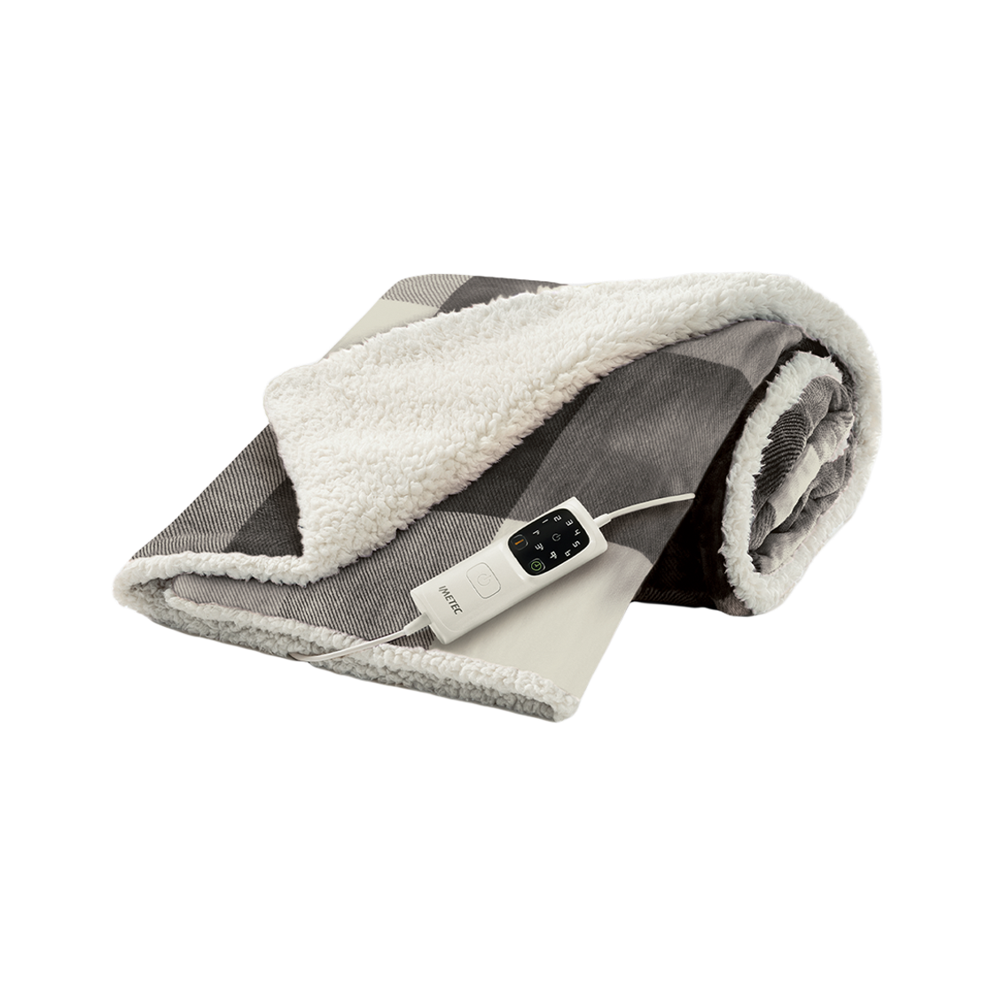 IMETEC Electric Over Blanket GOK-189 (Gray Check)(이메텍 전기담요 전기이불 캠핑 오버블랑켓 GOK-189 (그레이 체크))