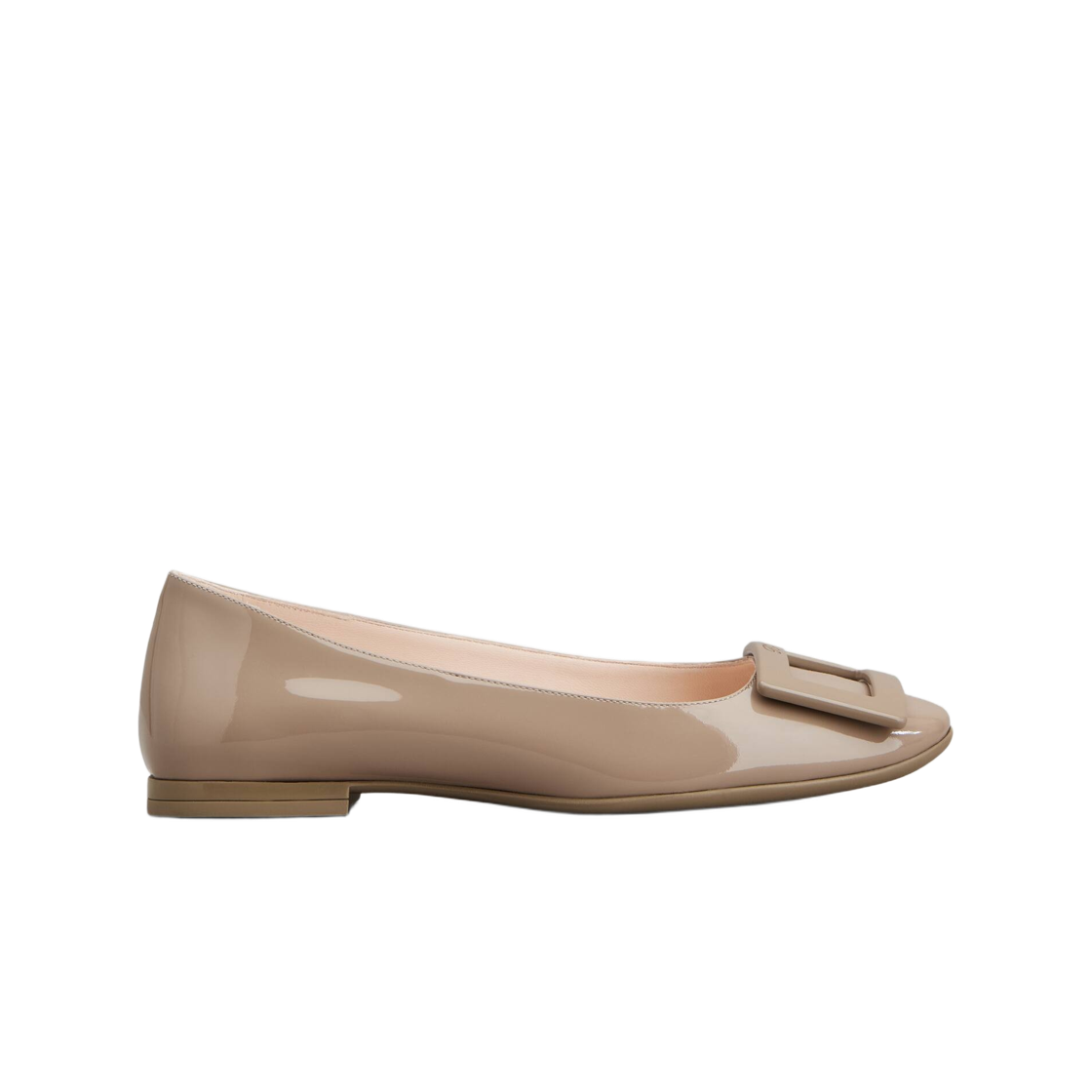 RVW66834910D1PC415 (W) Roger Vivier U Look Ballerinas in Patent Leather Grey